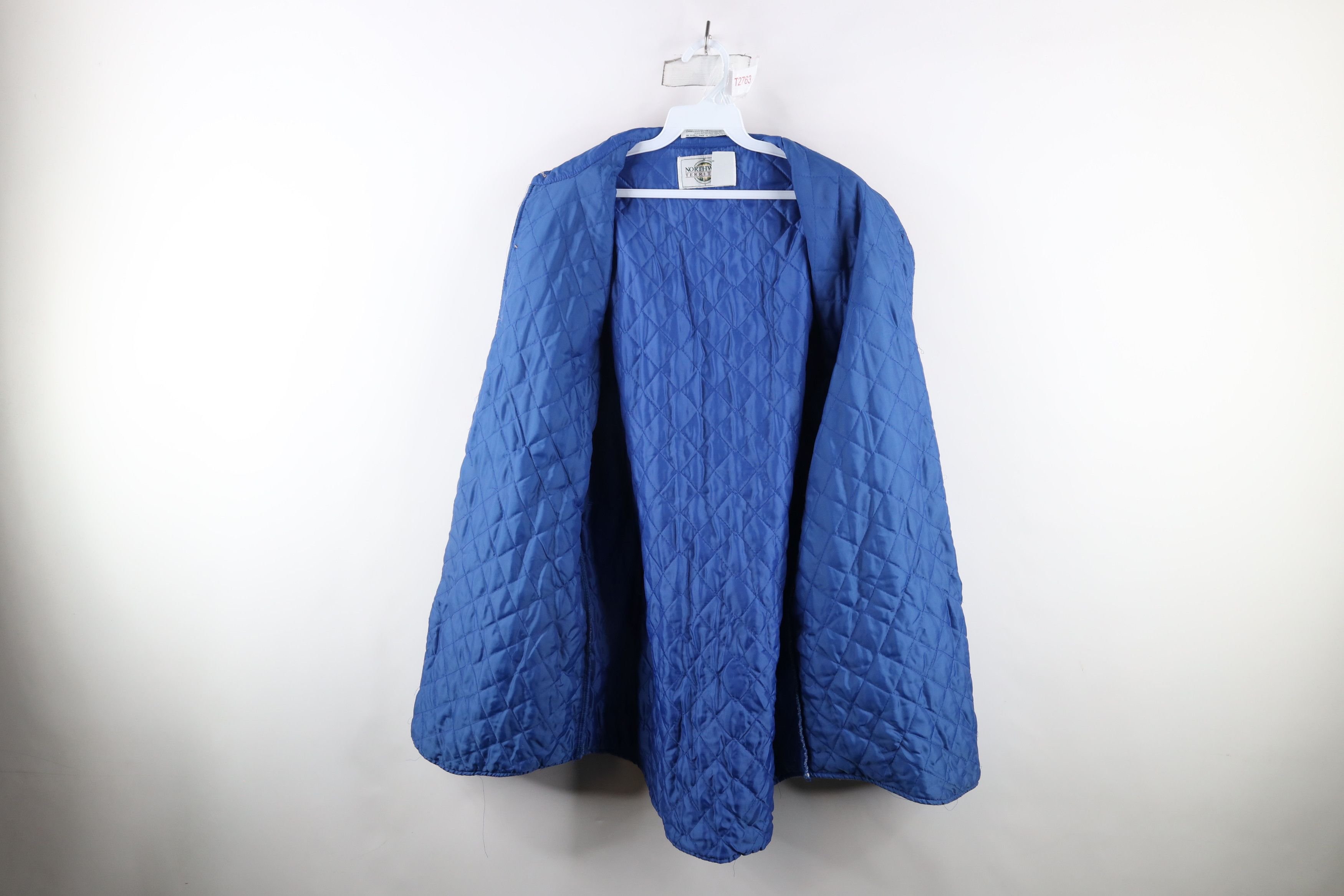 Vintage Vintage 90s Streetwear Quilted Flannel Shirt Jacket Shacket Size US L / EU 52-54 / 3 - 6 Thumbnail