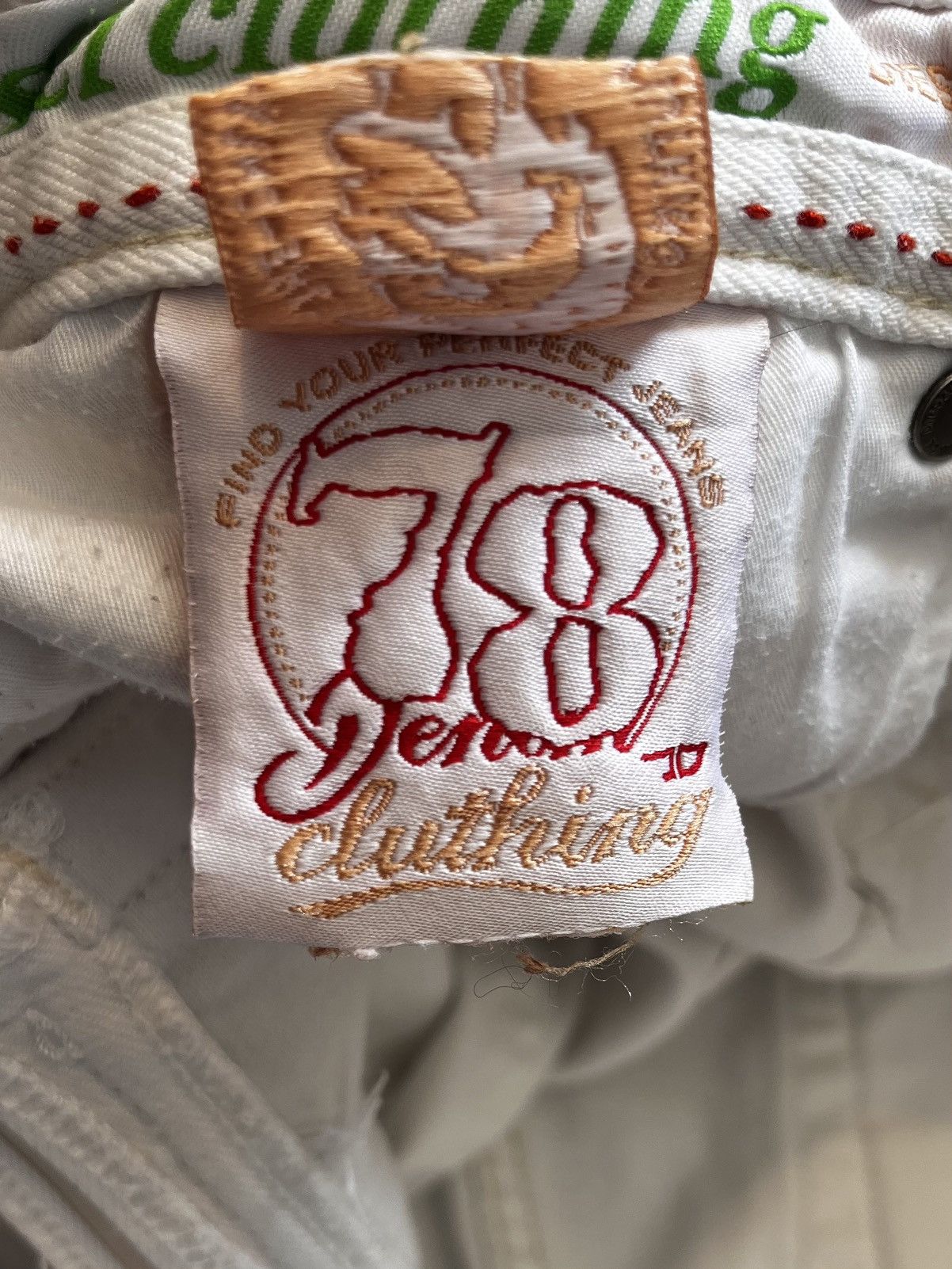 Designer × Diesel × Vintage RARE vintage white diesel straight leg denim jeans Size US 34 / EU 50 - 8 Thumbnail