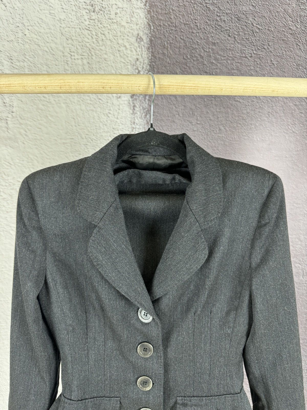 Moschino Moschino Cheap and Chic gray wool skirt suit made in Italy Size M / US 6-8 / IT 42-44 - 9 Thumbnail