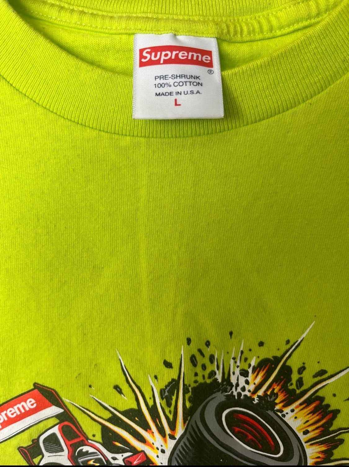 Supreme Supreme CRASH tee Size US L / EU 52-54 / 3 - 3 Thumbnail