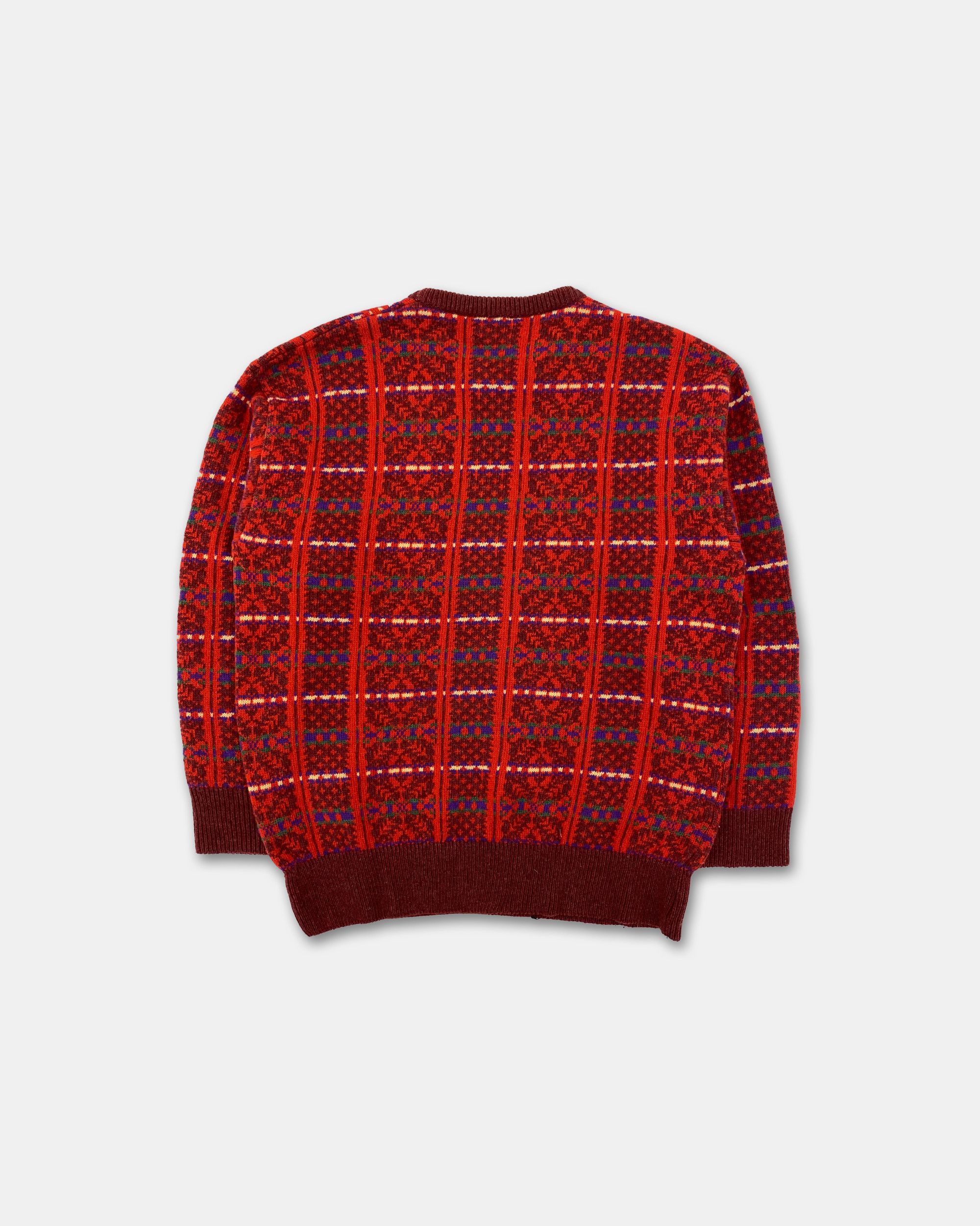 Kenzo 1980s Wool Knit Sweater Size US L / EU 52-54 / 3 - 8 Thumbnail