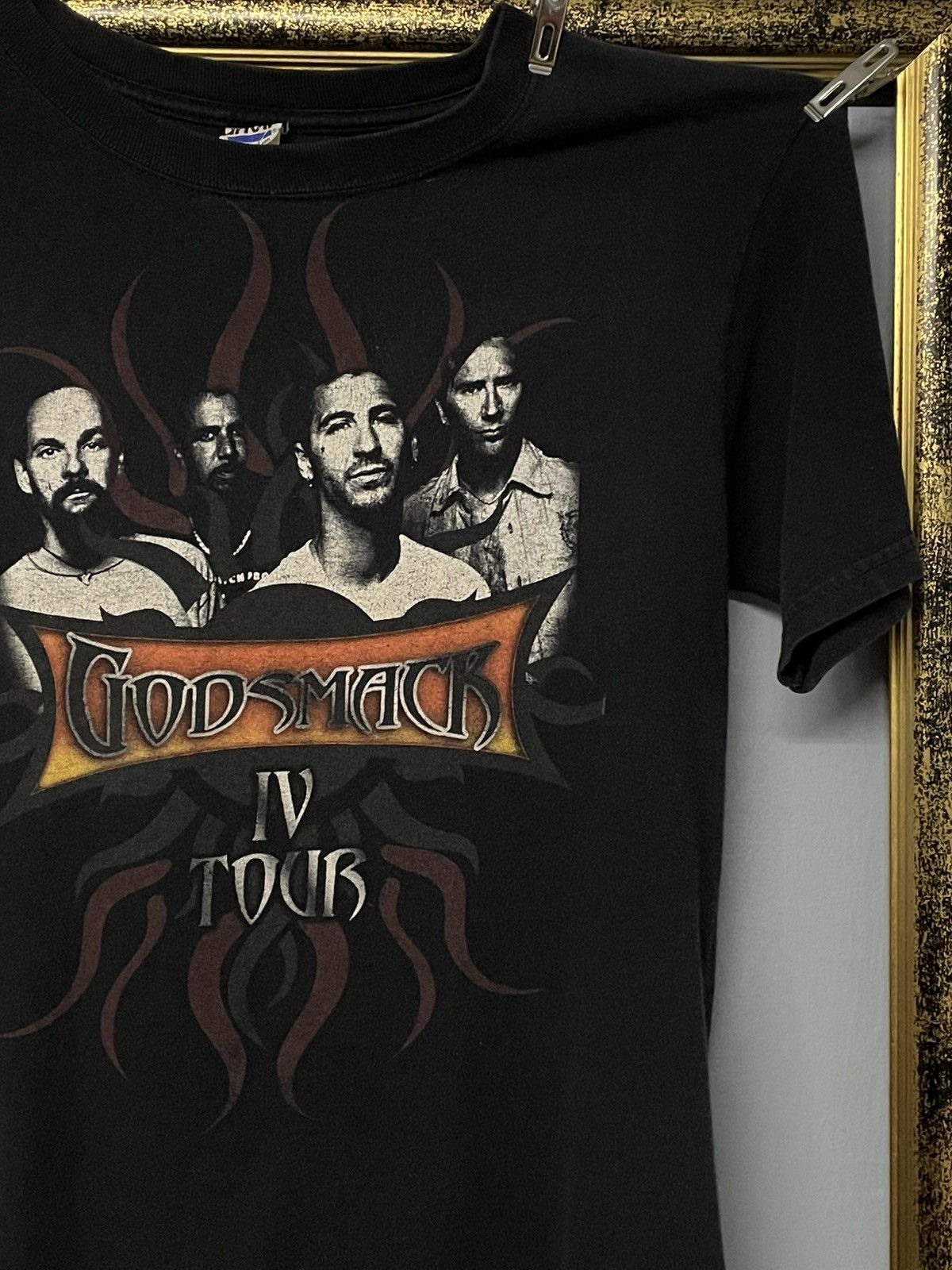 Band Tees Vintage Original Godsmack American Rock Band IV Tour Faded Size US S / EU 44-46 / 1 - 4 Thumbnail