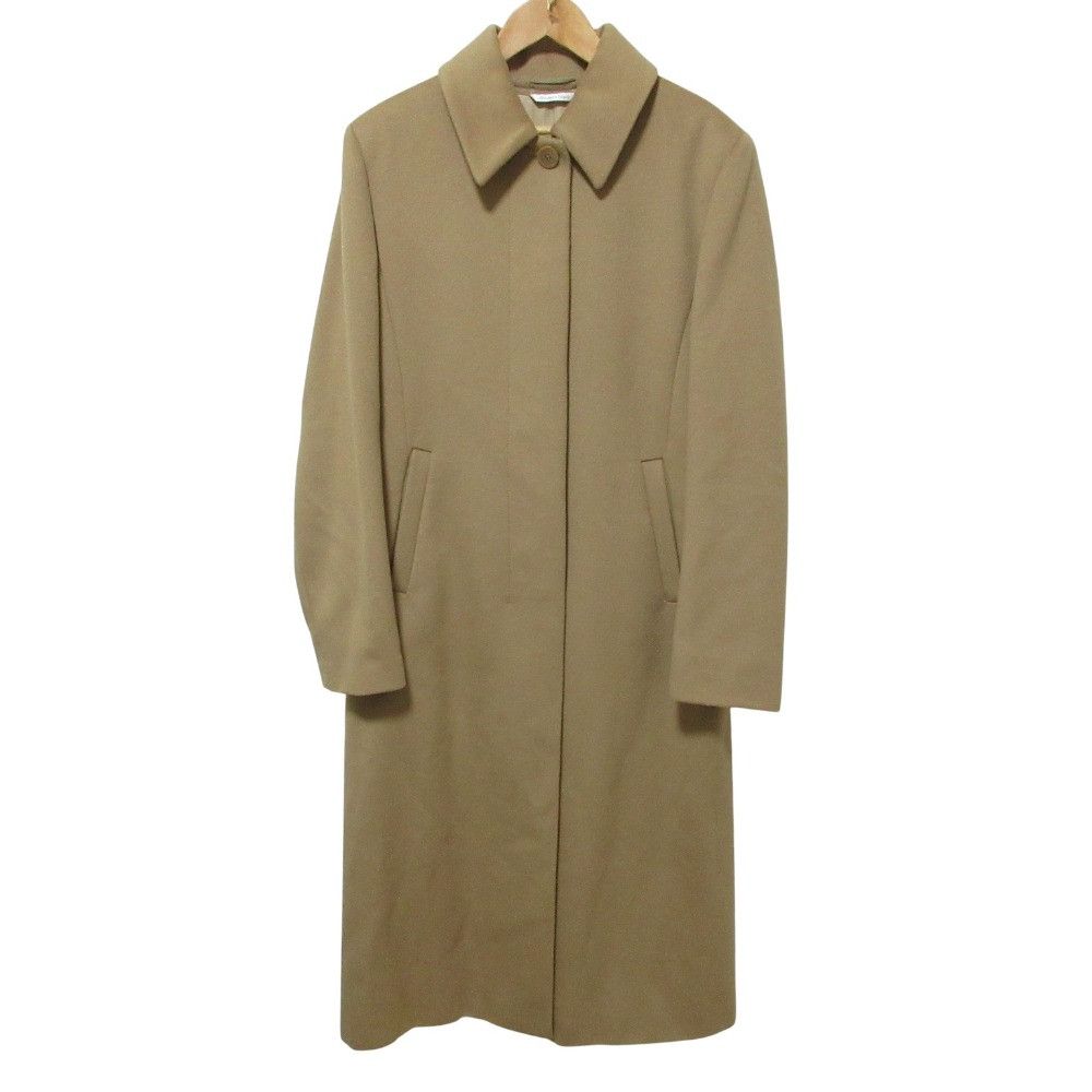 Max Mara MaxMara Max Mara Wool Long Coat Leather Outerwear DUTY FREE for USA Size ONE SIZE - 1 Thumbnail