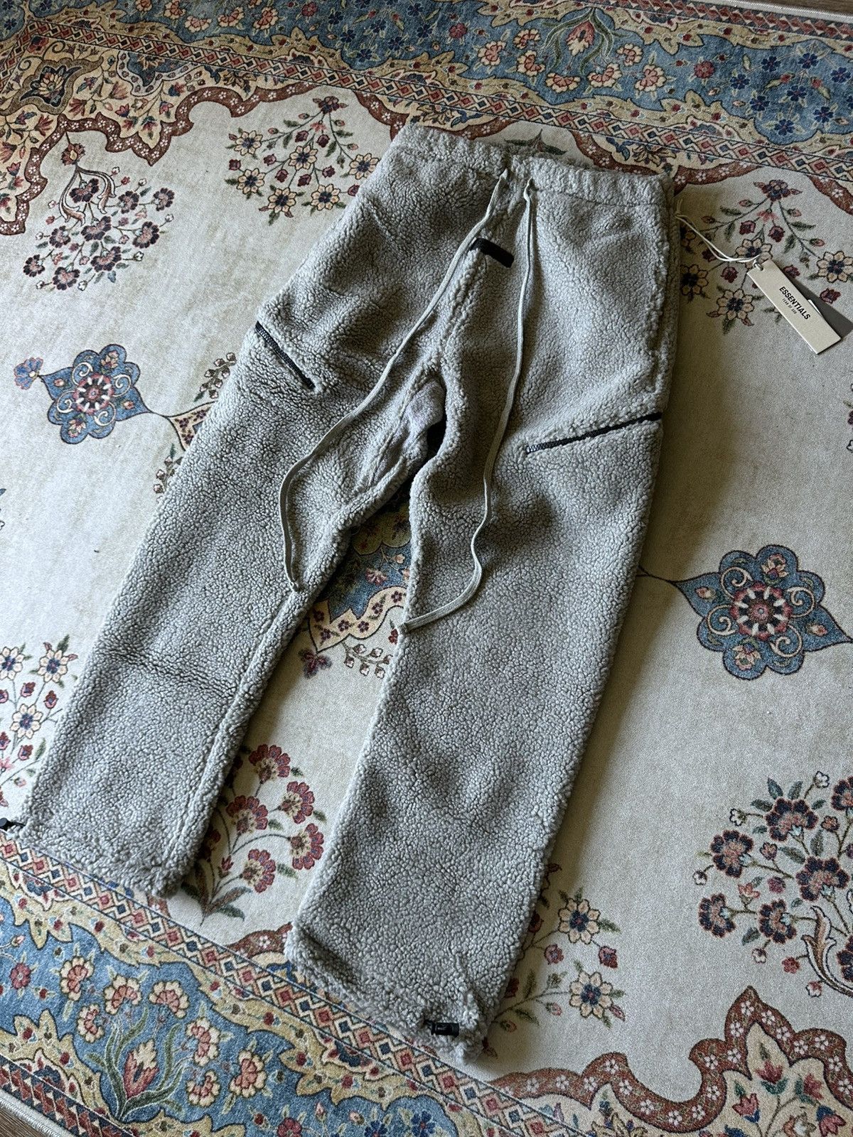 Essentials × FOG × Fear of God NEW Fear Of God Essentials Relaxed Polar Fleece Pant Size US 29 - 4 Thumbnail