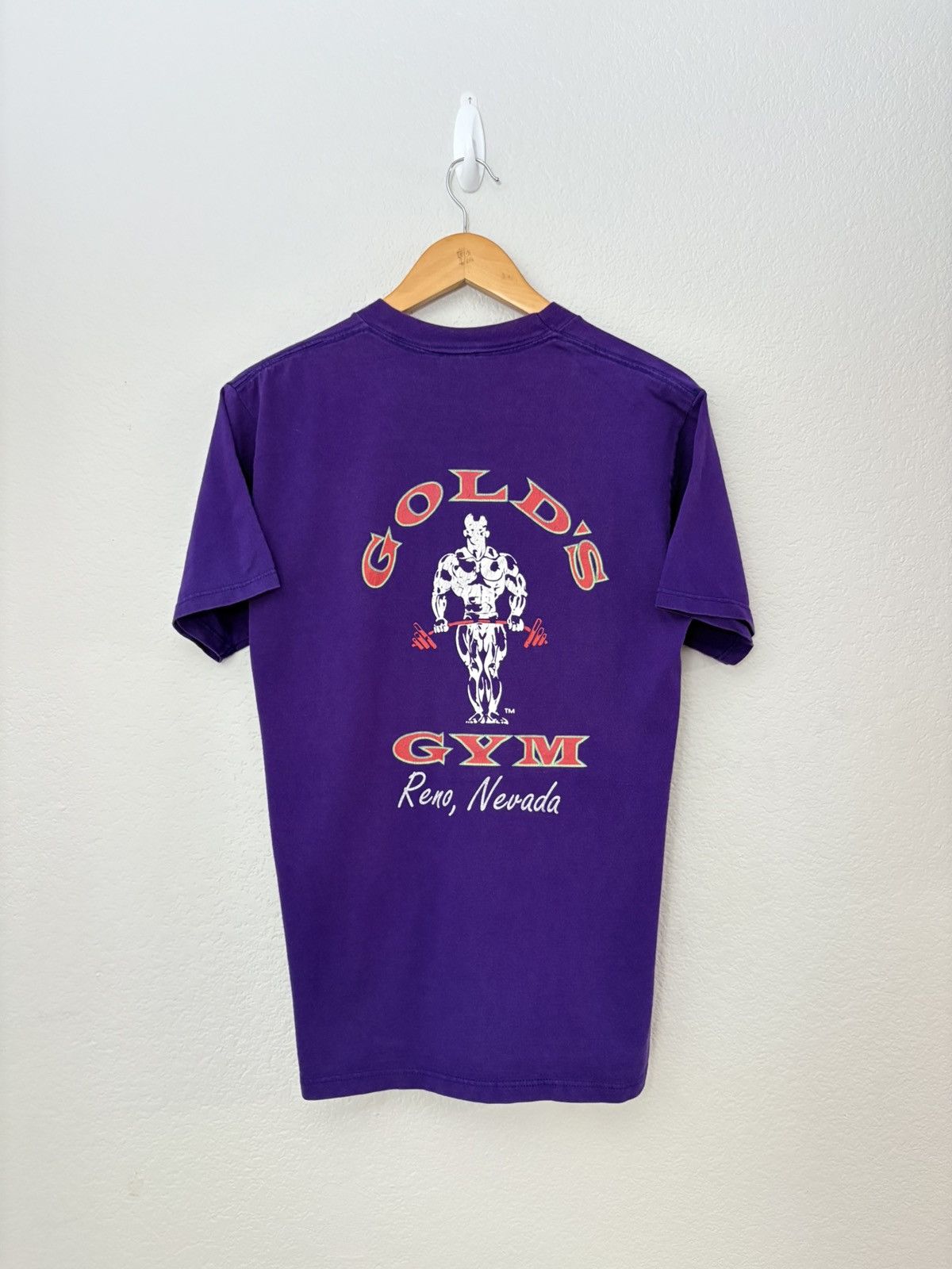 Vintage 90’s Gold’s Gym Vintage Tee Shirt Size US M / EU 48-50 / 2 - 1 Thumbnail