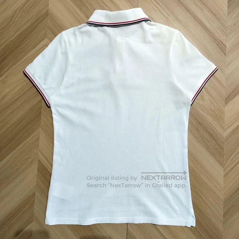 Moncler Moncler White Short Sleeve Polo Shirt. Size US S / EU 44-46 / 1 - 2 Thumbnail