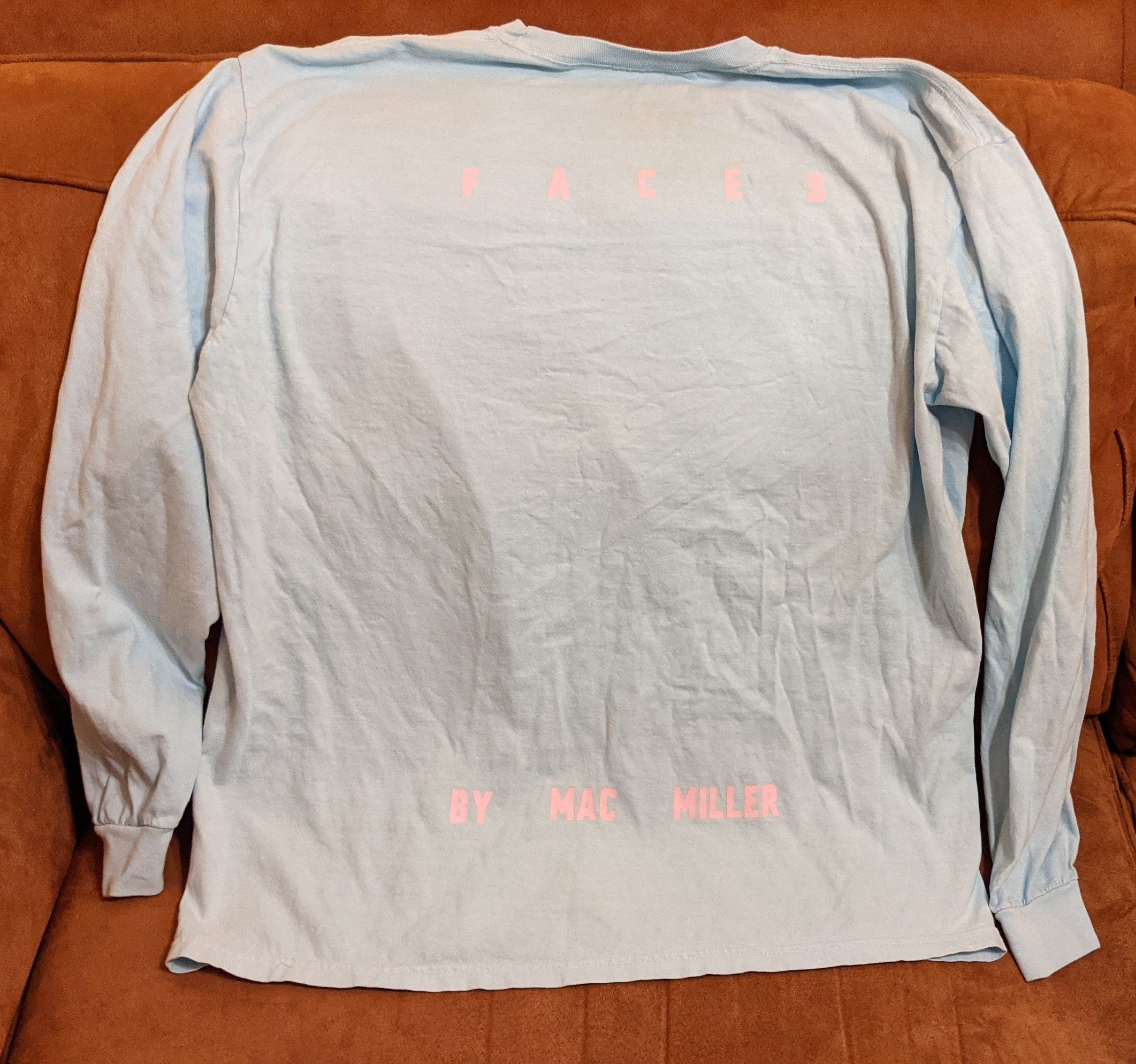 Mac Miller Mac Miller Faces Blue Long-Sleeve Shirt Size US XL / EU 56 / 4 - 2 Thumbnail