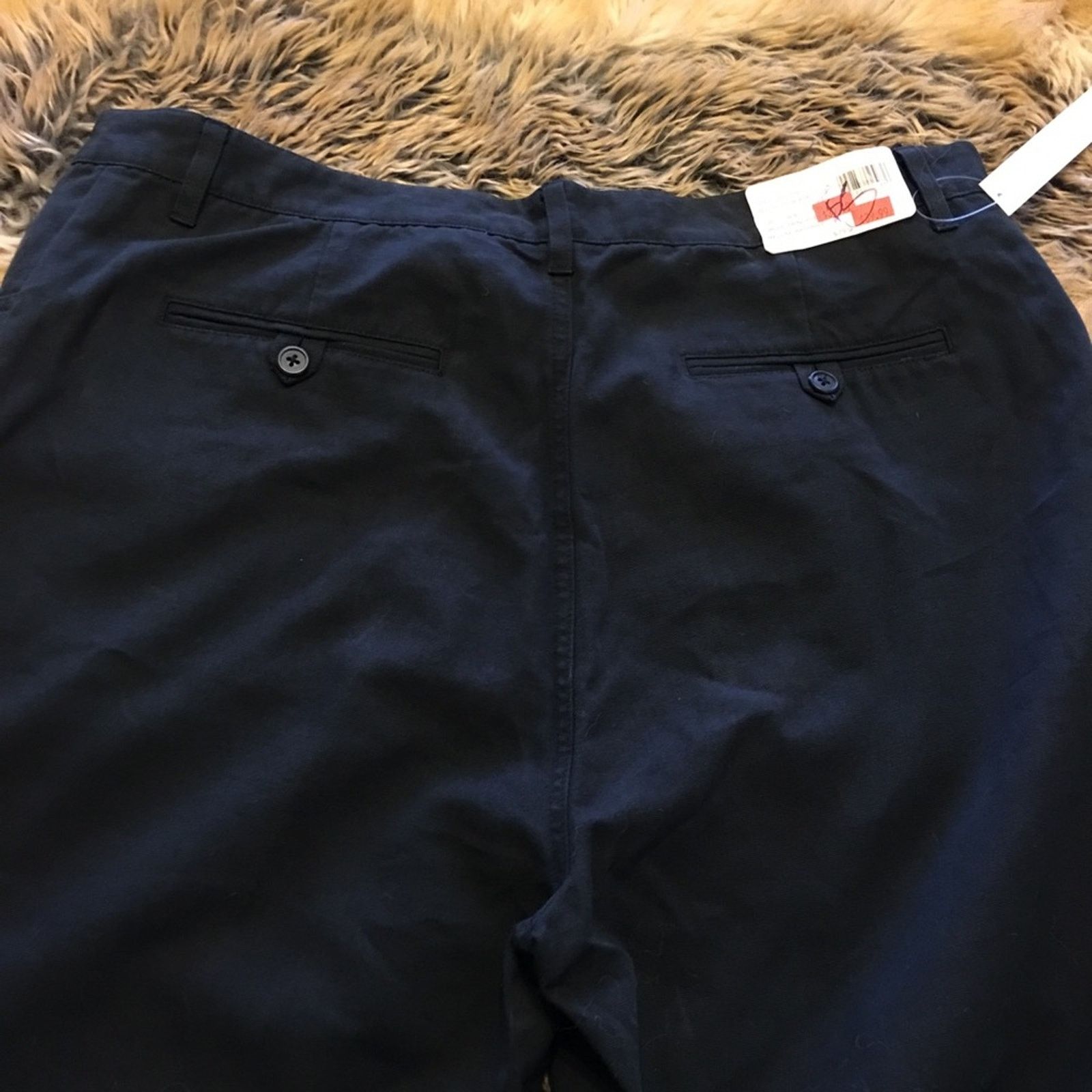 Perry Ellis Perry Ellis men’s black principle slacks NWT 38/30 Size US 38 / EU 54 - 3 Thumbnail