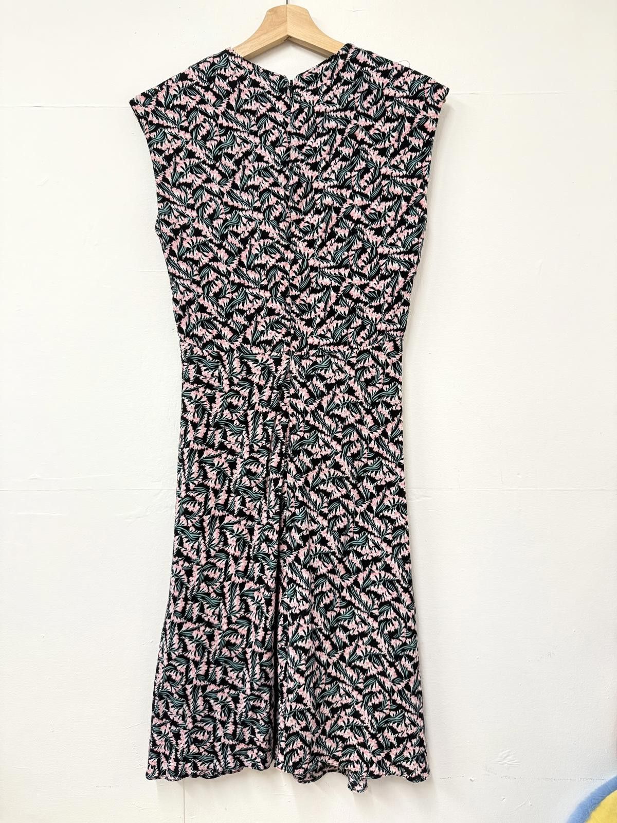 Jigsaw Jigsaw Floral Print Sleeveless Dress UK 8 Size S / US 4 / IT 40 - 4 Thumbnail