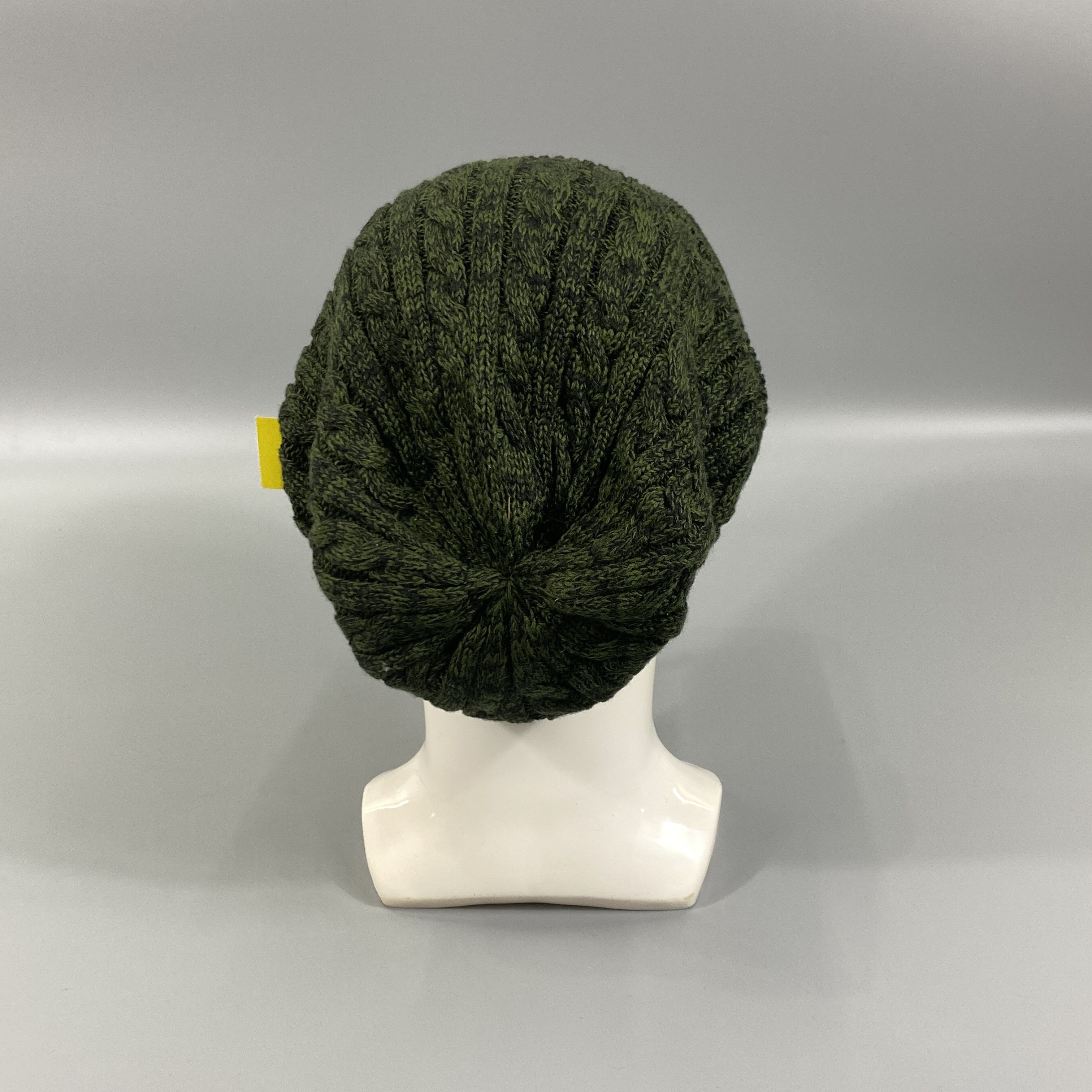 Japanese Brand Army Green Slouchy Beanie Cap Hat -BN869 Size ONE SIZE - 3 Thumbnail