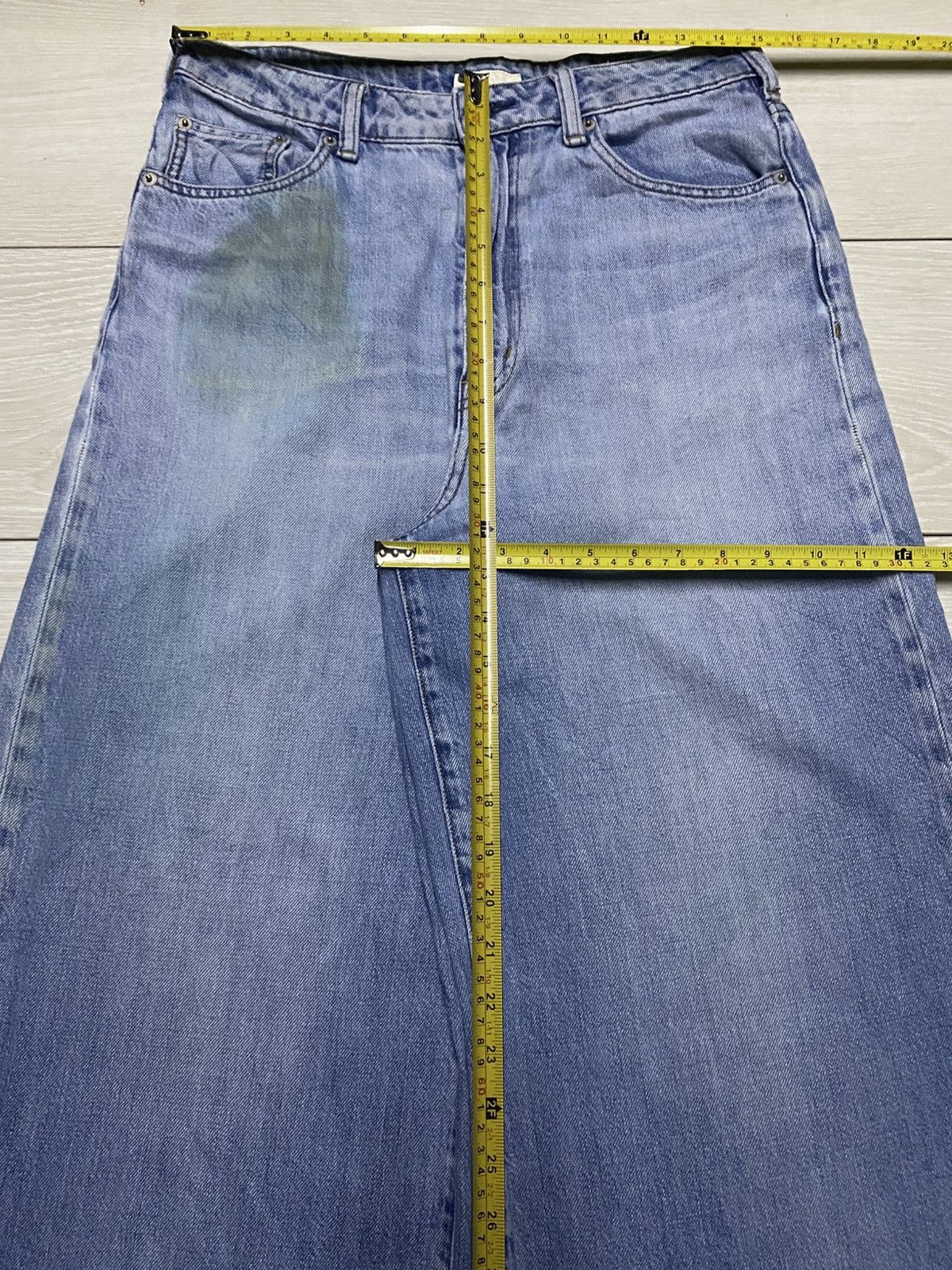 Japanese Brand Vintage Japanese Brand Earth Music & Ecology Baggy Jeans Size US 30 / EU 46 - 9 Thumbnail