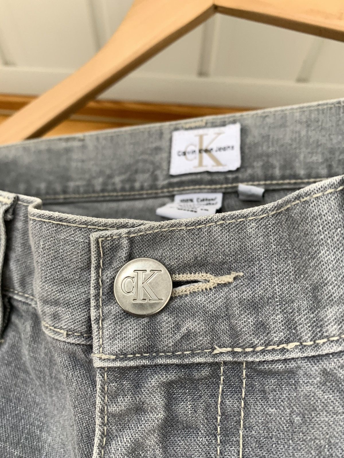 Calvin Klein Calvin Klein Vintage Jeans Grey Denim Size 32 Size US 32 / EU 48 - 5 Thumbnail