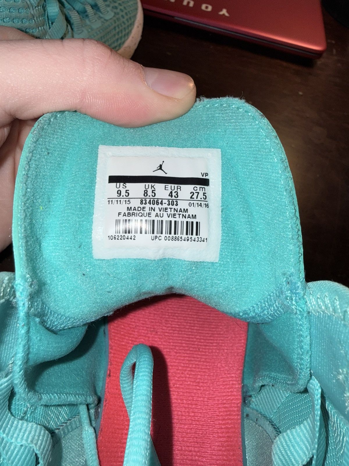 Jordan Brand Jordan Reveal Hyper Turquoise Size US 9.5 / EU 42-43 - 7 Thumbnail