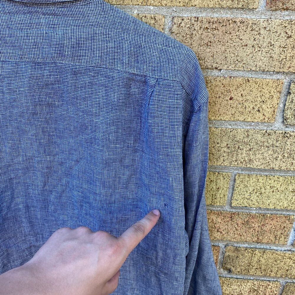 Ralph Lauren Purple Label Vintage Ralph Lauren Purple Label Linen Shirt Medium Size US M / EU 48-50 / 2 - 3 Thumbnail