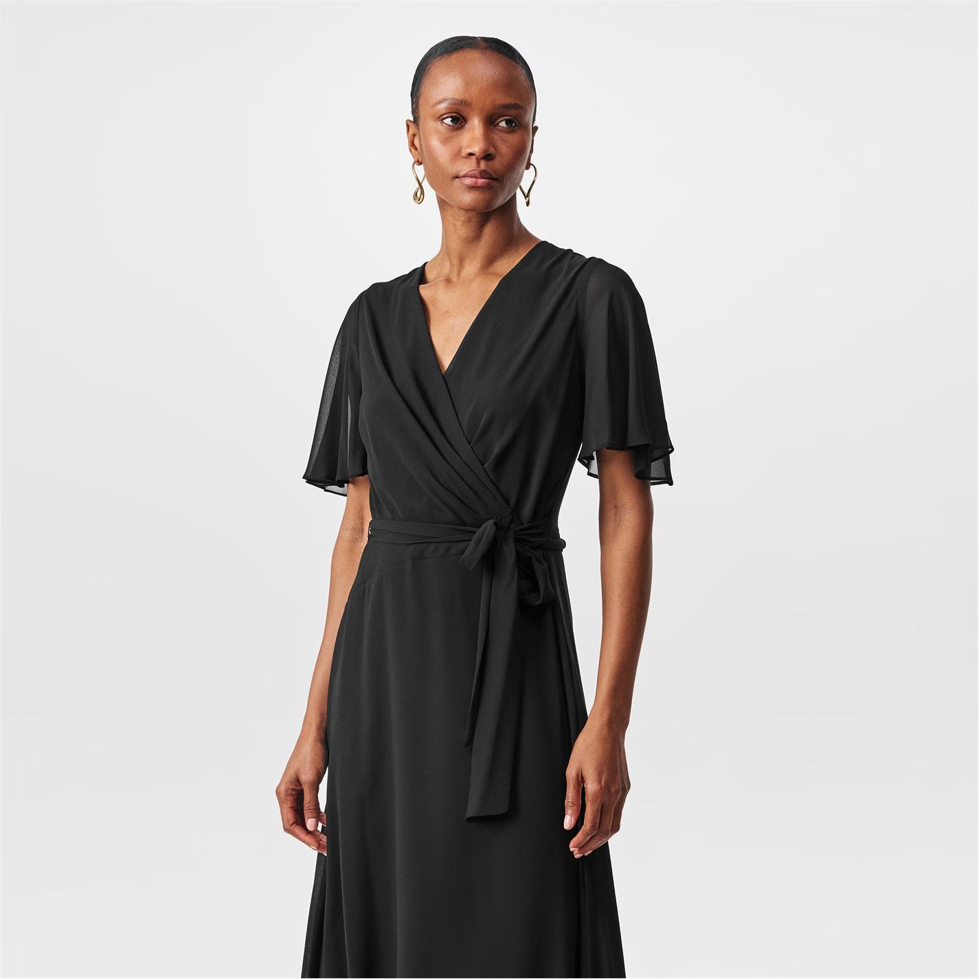 Lauren Ralph Lauren o1g2r1mq0825 Abel Dress in Black Size XL / US 12-14 / IT 48-50 - 3 Thumbnail