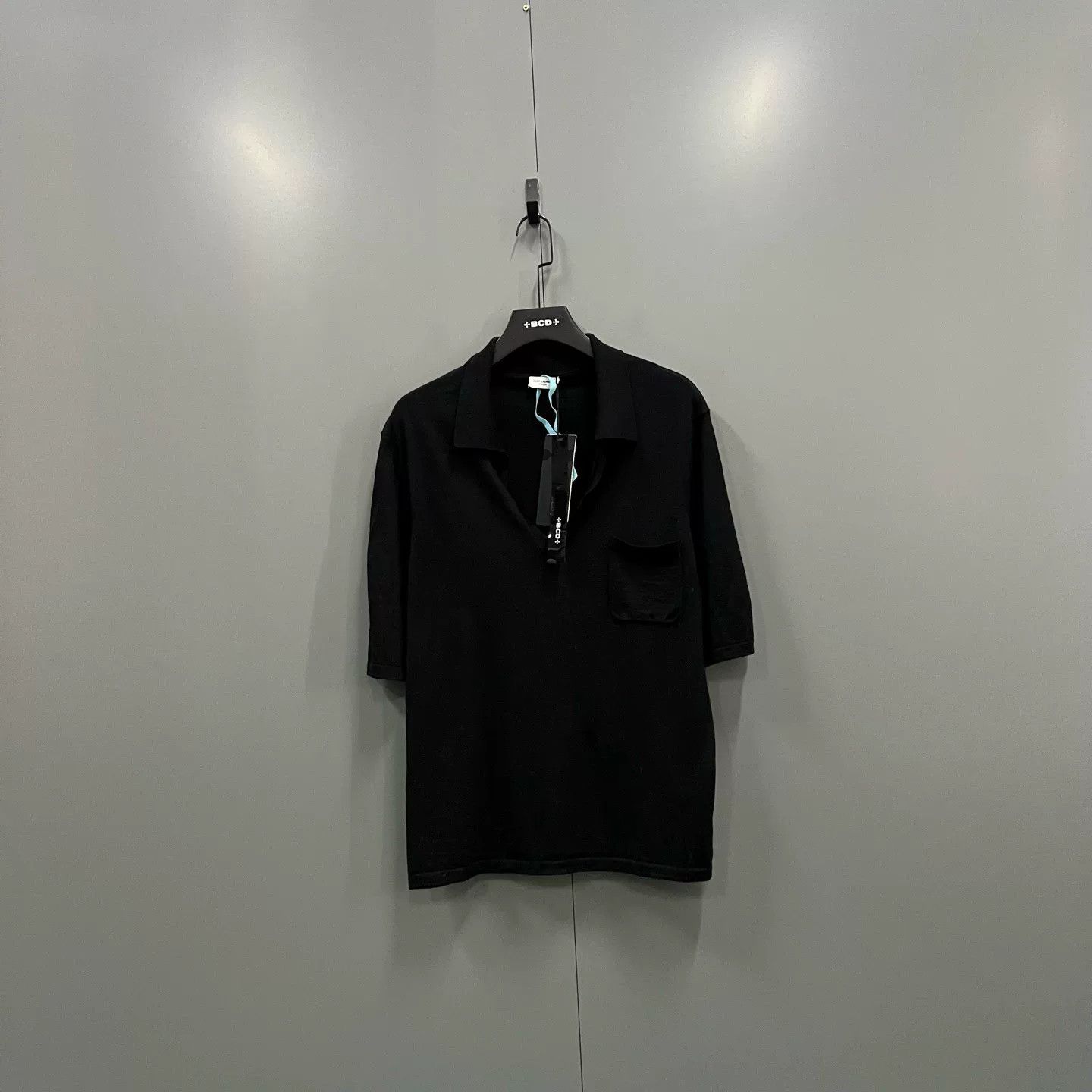 Saint Laurent Paris saint laurent black wool polo shirt Size US L / EU 52-54 / 3 - 1 Thumbnail