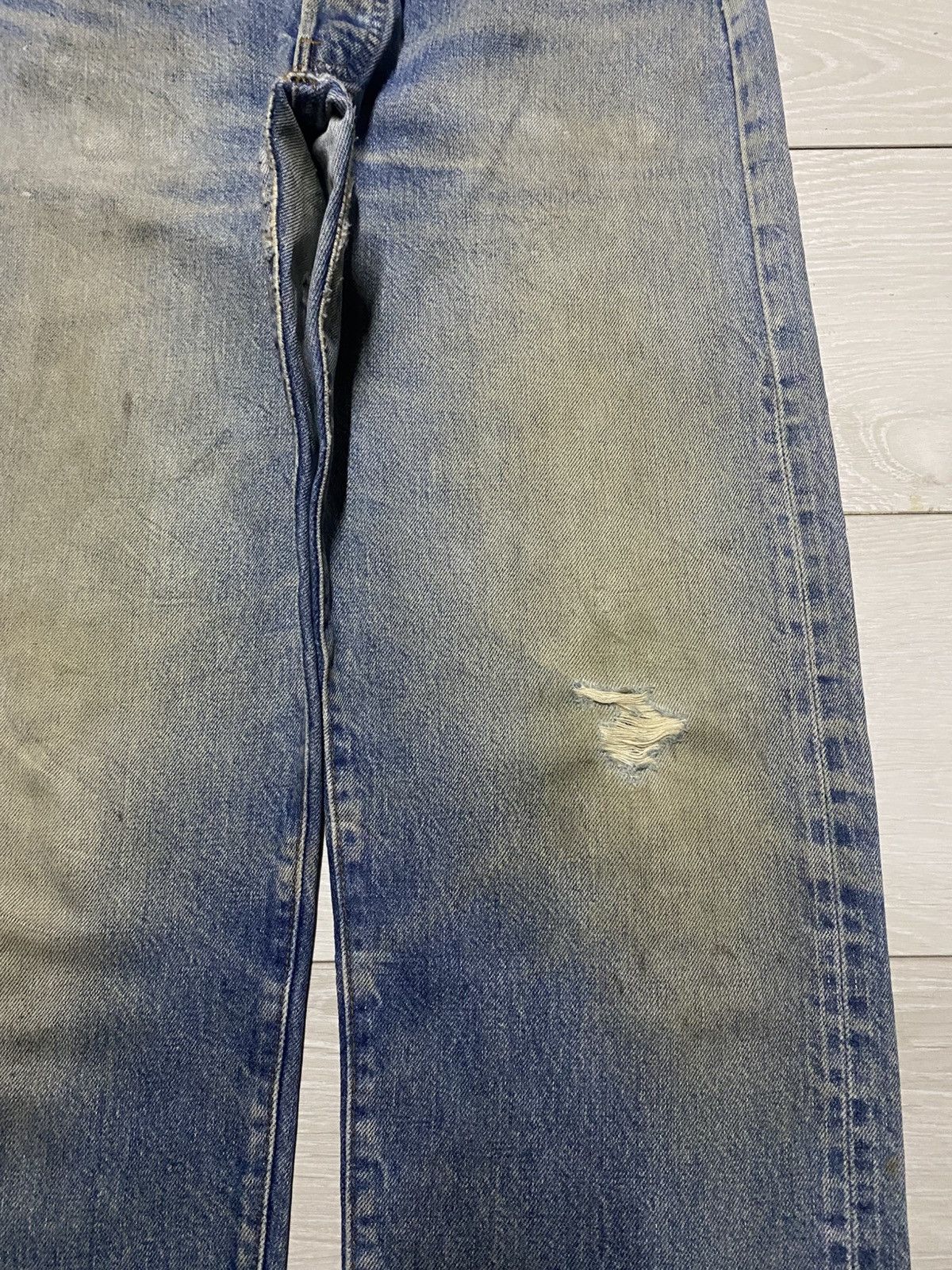 Levi's W32 Vintage Levis 501 60s Selvedge Rindem No6 ButtonFly Jean Size US 32 / EU 48 - 7 Thumbnail
