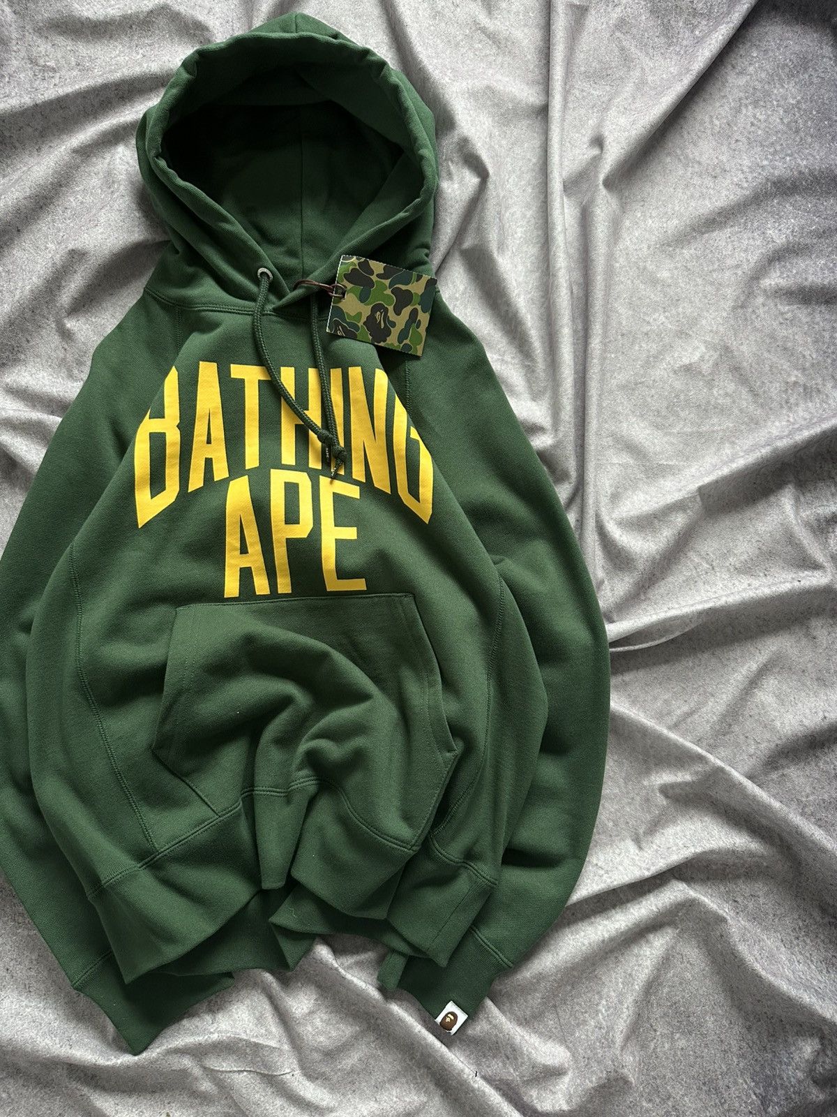 Bape Bape NYC Logo Pullover Hoodie Green Size US S / EU 44-46 / 1 - 2 Thumbnail
