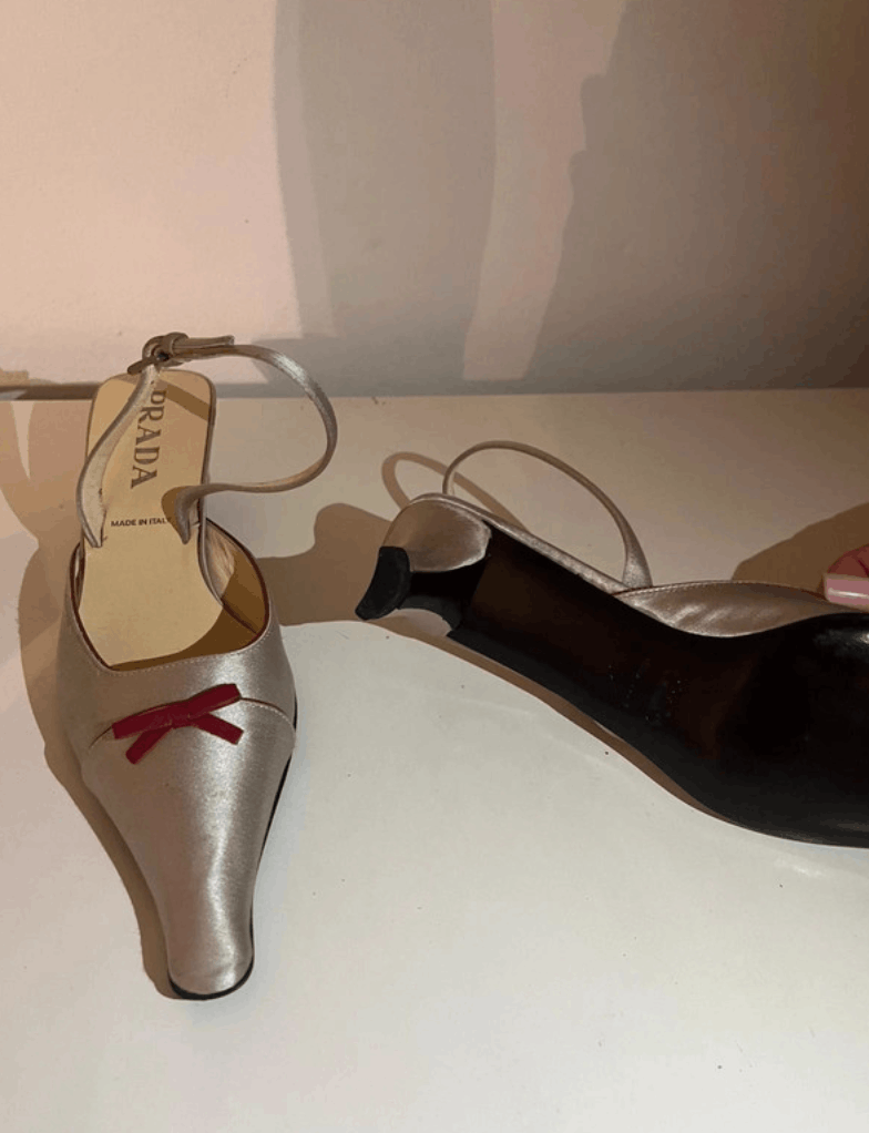 Prada Prada Shoes Bow Mules Heels Sandals Leather Iconic Size US 7 / IT 37 - 2 Thumbnail