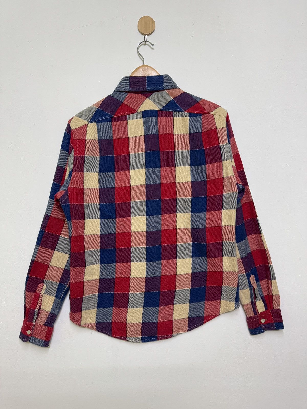 Flannel Flannel Vintage BACK NUMBER Plaid Design Size US M / EU 48-50 / 2 - 2 Thumbnail
