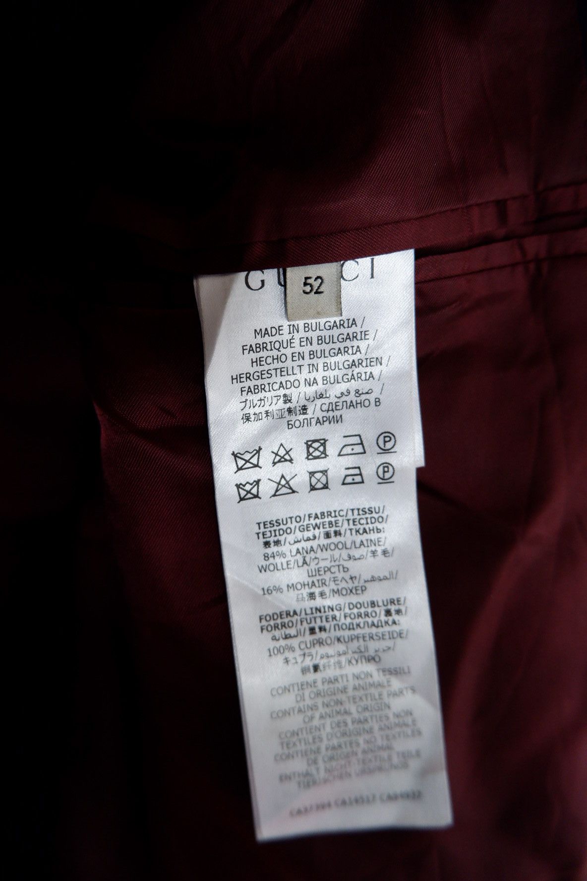 Gucci Vintage GUCCI Uniform Double Breast Wool Gabardine Jacket Size US L / EU 52-54 / 3 - 9 Thumbnail