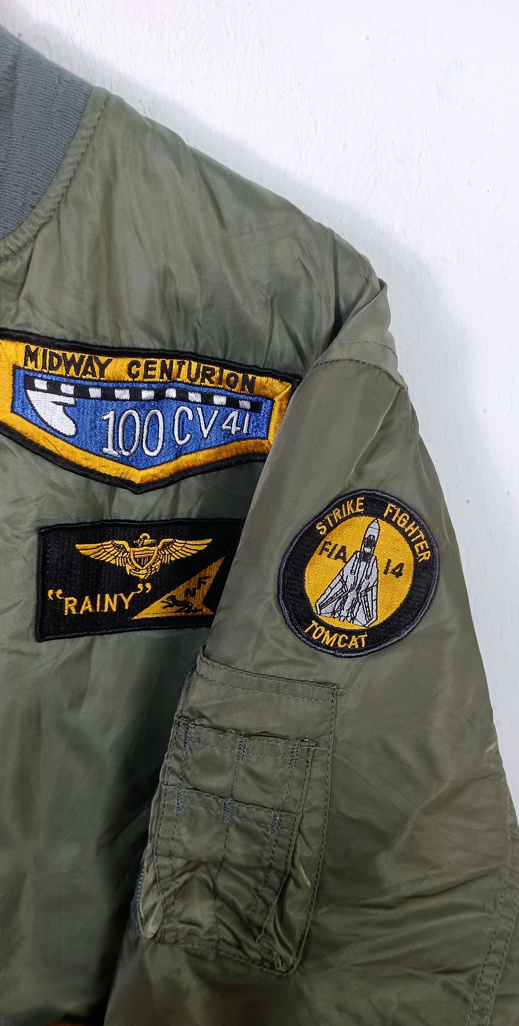 ALPHA MA-1 90’s MIL-J-82790J (USAF) POST JUNK / 90s～ ALPHA INDUSTRIES ”MIL-J-82790J” パッチカスタム