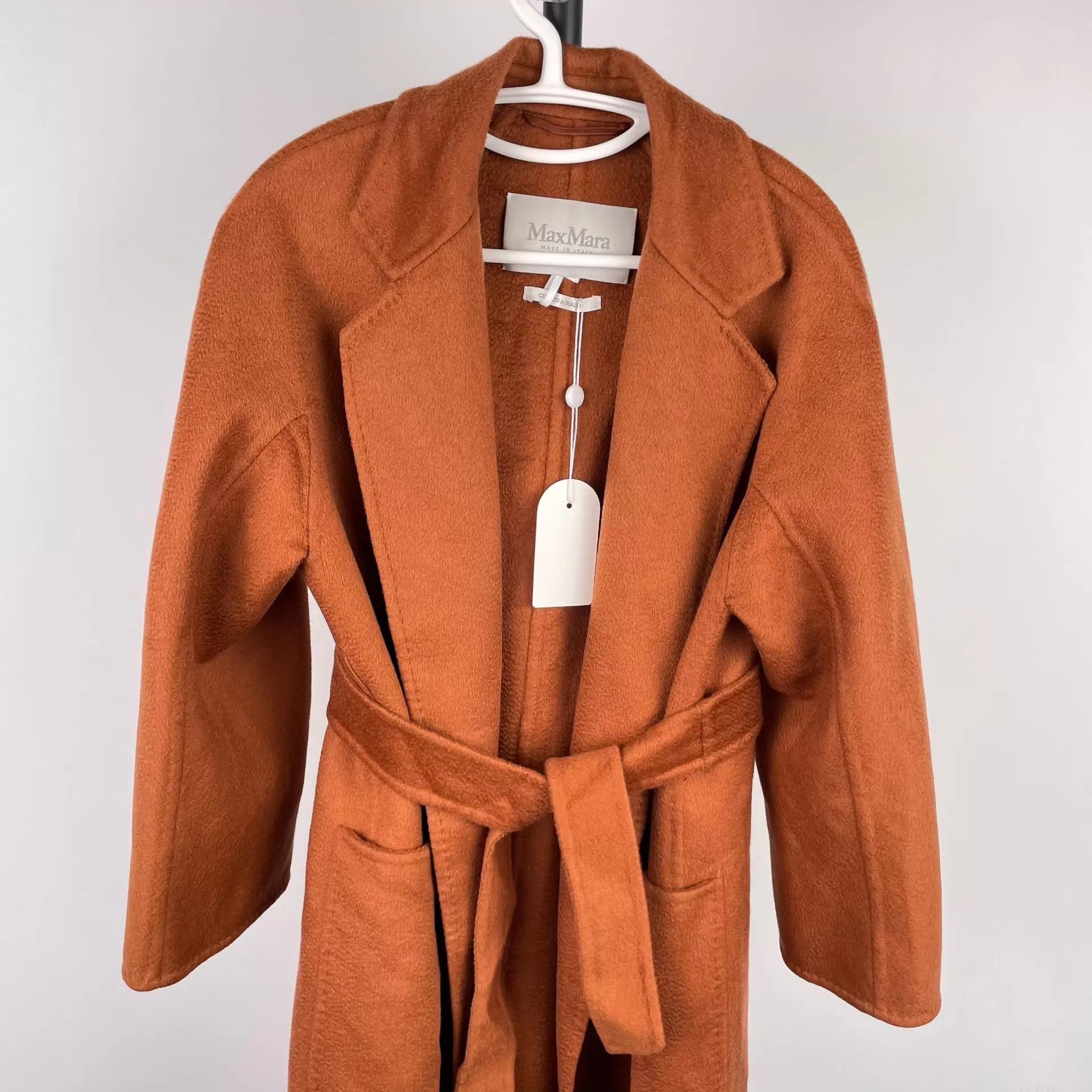Max Mara Maxmara Cashmere Labor Coat Caramel 150/76A Size XS / US 0-2 / IT 36-38 - 9 Thumbnail