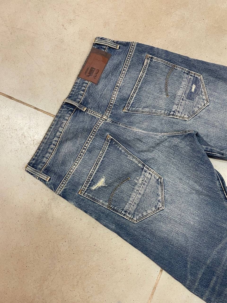 G-Star Arc 3D Relaxed Tapered Vintage G Star Raw Distressed Jeans Size US 30 / EU 46 - 5 Thumbnail