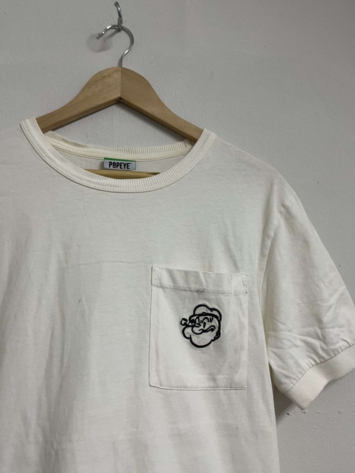 Cartoon Network 💥United Colors Of Benetton X Popeye Ringer Pocketed Tee Size US M / EU 48-50 / 2 - 2 Thumbnail