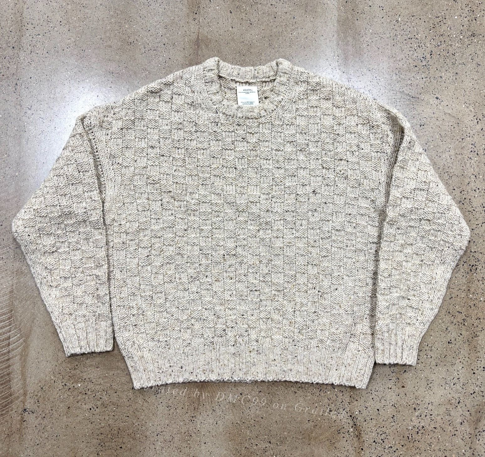 Visvim AMPLUS KNIT CREW ZIG ZAG IVORY sz 4 | Grailed