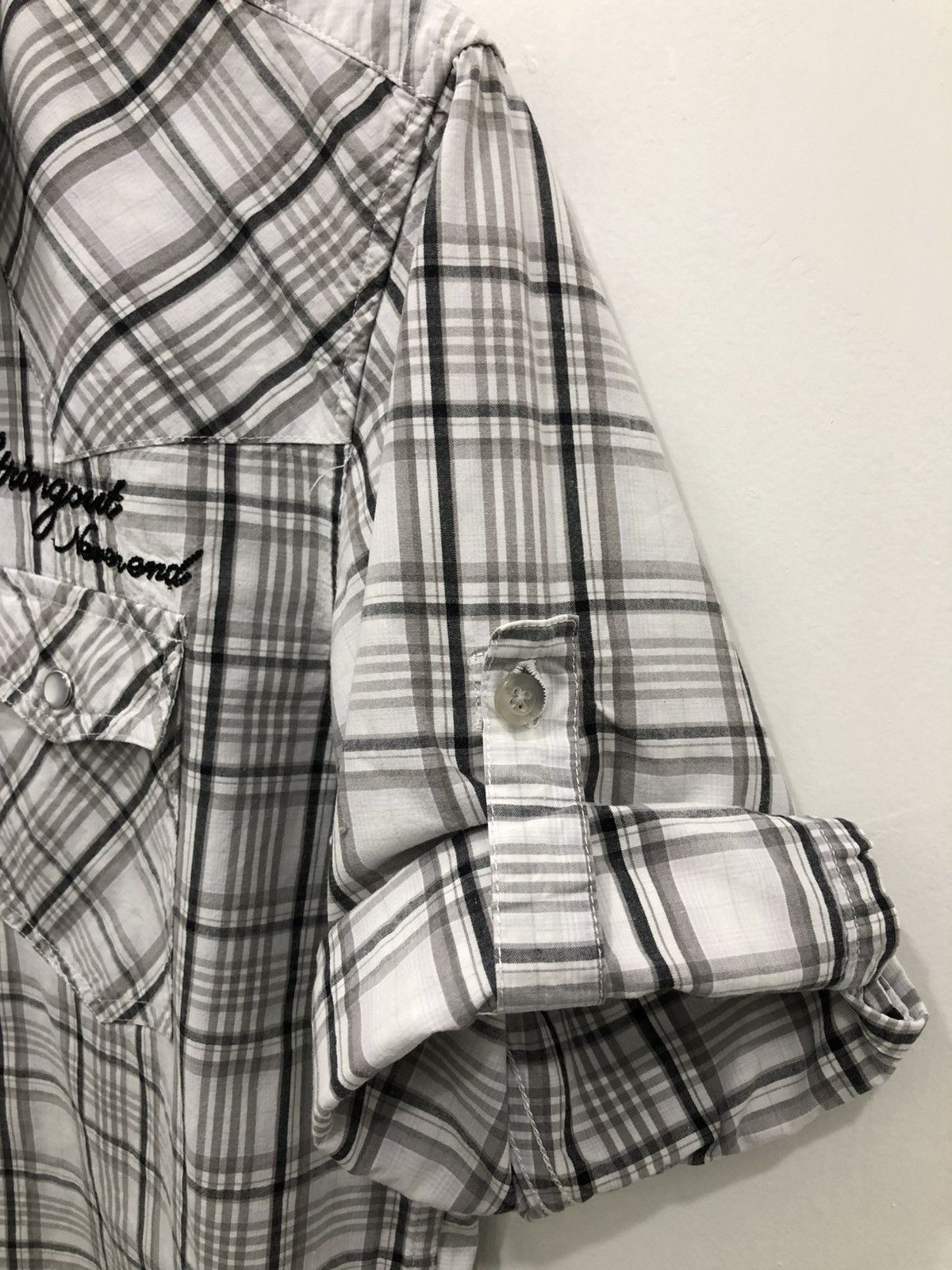 Japanese Brand Japanese Poem Button Up Shirt Embroidery Details Size US L / EU 52-54 / 3 - 14 Thumbnail