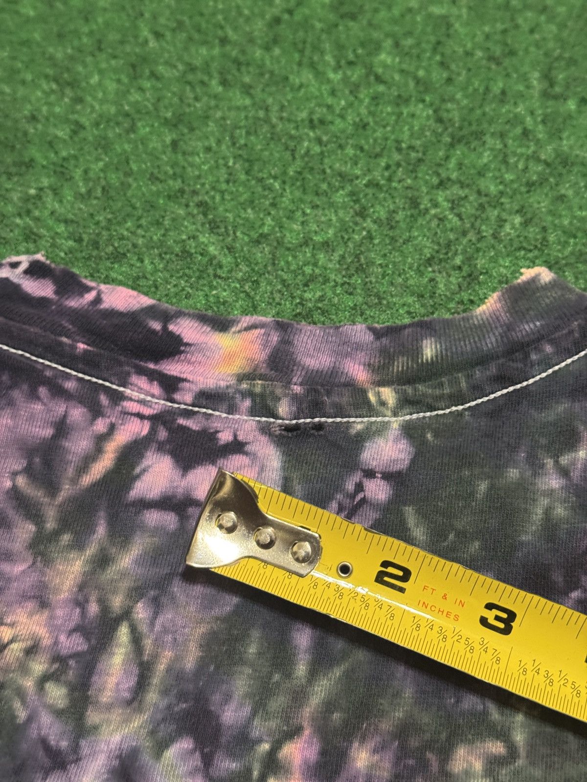 Band Tees Vintage 90s Megadeath INSANE Upcycled Tie Dye Band T Shirt Size US L / EU 52-54 / 3 - 8 Thumbnail
