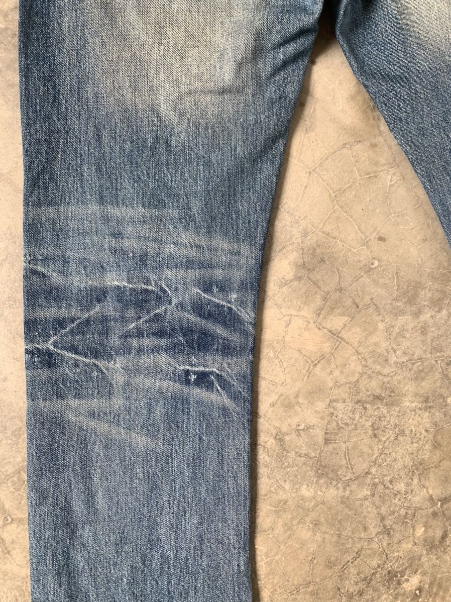 45rpm Vintage Selvedge Jeans Cult Of Individuality Stone wash Size US 31 - 20 Thumbnail