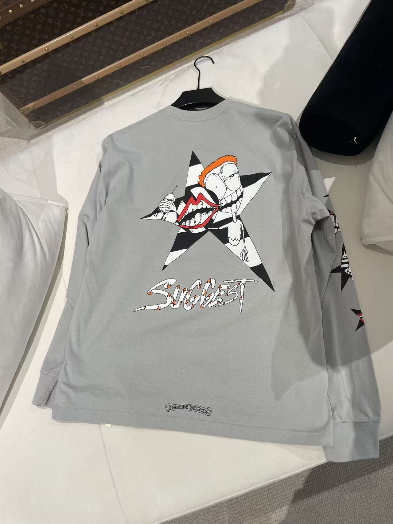 Chrome Hearts Chrome Hearts Matty Boy Suggest Grey Long Sleeve Tee Size US XL / EU 56 / 4 - 8 Thumbnail