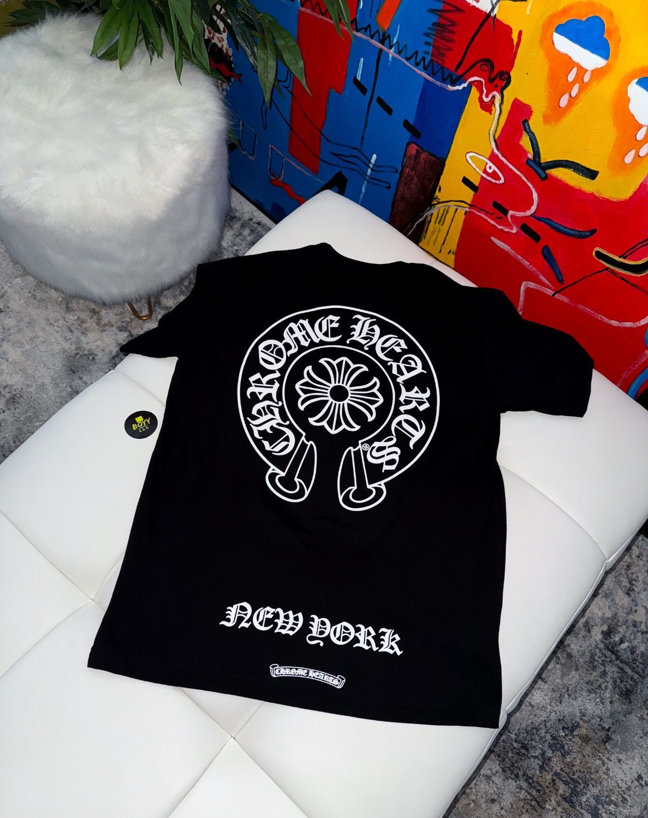 Chrome Hearts Chrome heart logo t shirt Size US L / EU 52-54 / 3 - 1 Thumbnail