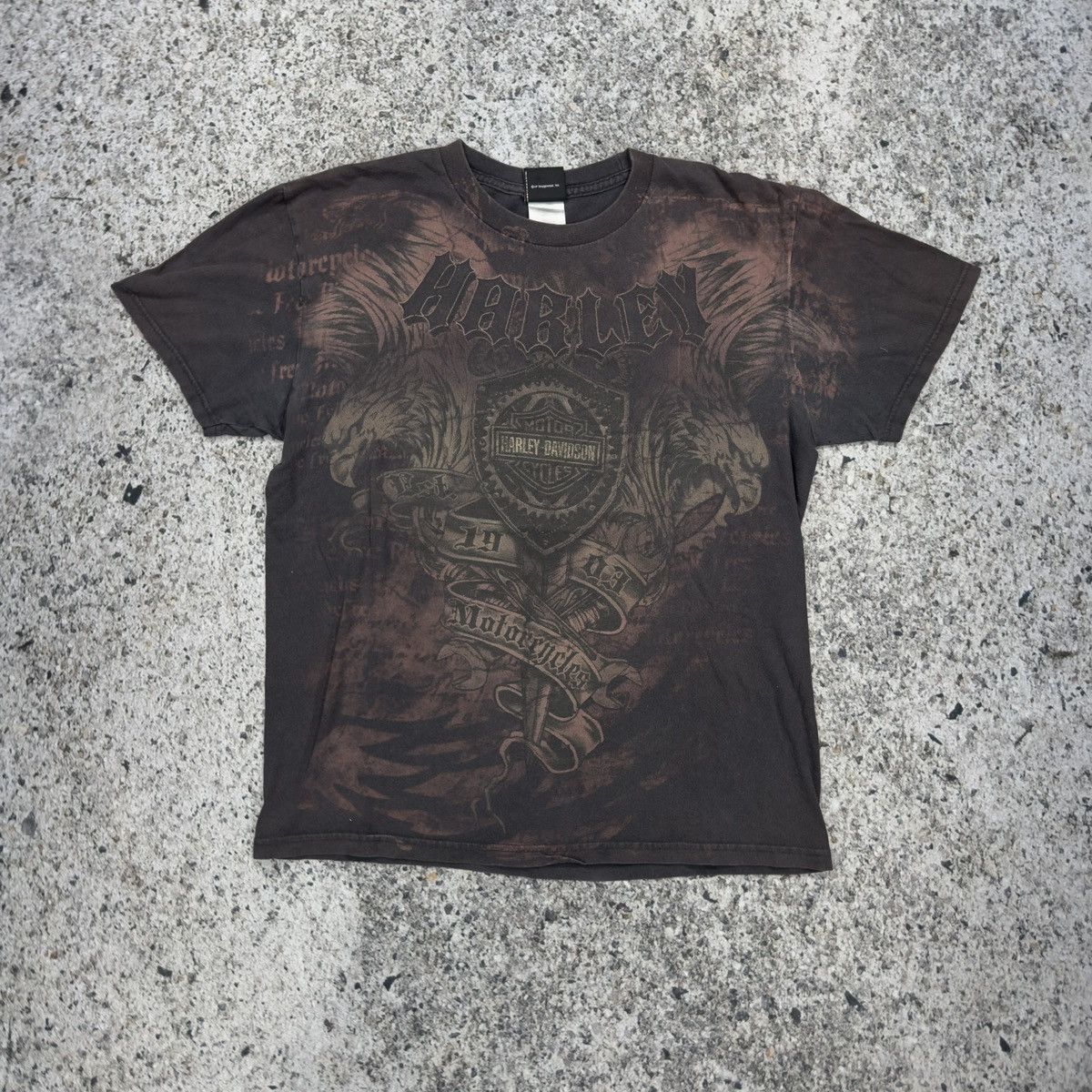 Harley Davidson Vintage Harley Davidson Faded Tattoo Tee Size US L / EU 52-54 / 3 - 1 Thumbnail