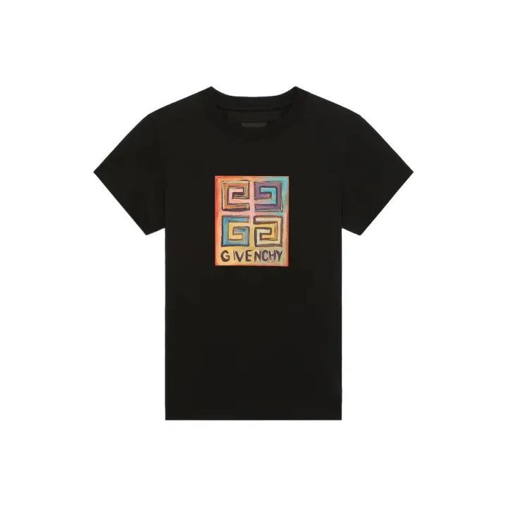 Givenchy Givenchy Josh Smith Logo Print Black T-Shirt Size XL / US 12-14 / IT 48-50 - 1 Thumbnail