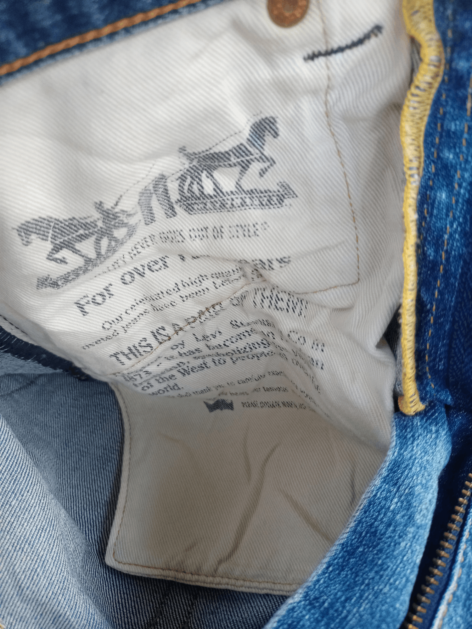Levi's × Levi's Vintage Clothing Vintage Levis 551 Blue Wash Distressed Style Jeans Size US 30 / EU 46 - 12 Thumbnail