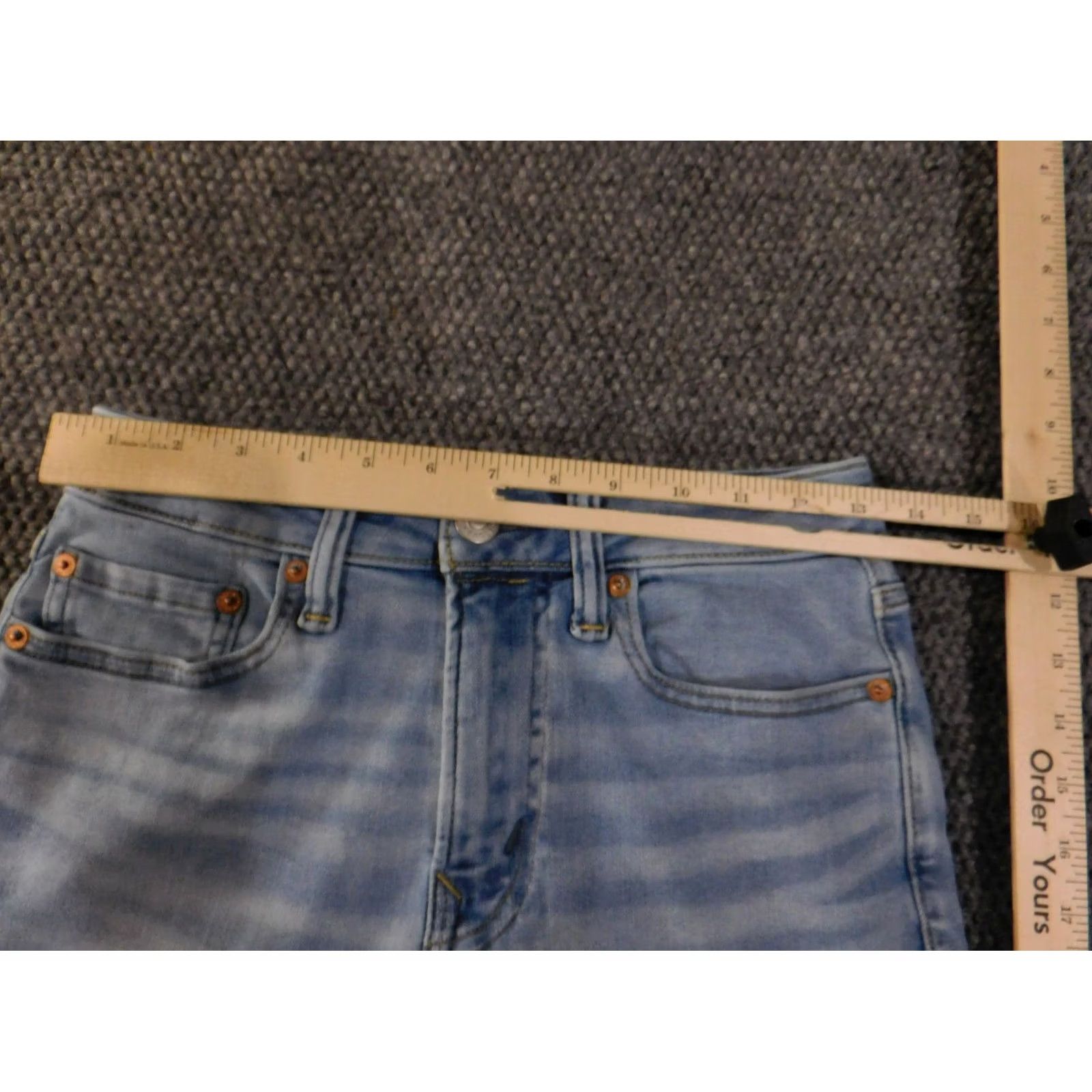 American Eagle Outfitters American Eagle Outfitters Jeans Mens 28x32 blue slim Stretch Denim 5 Pocket Pants Size US 28 / EU 44 - 4 Thumbnail