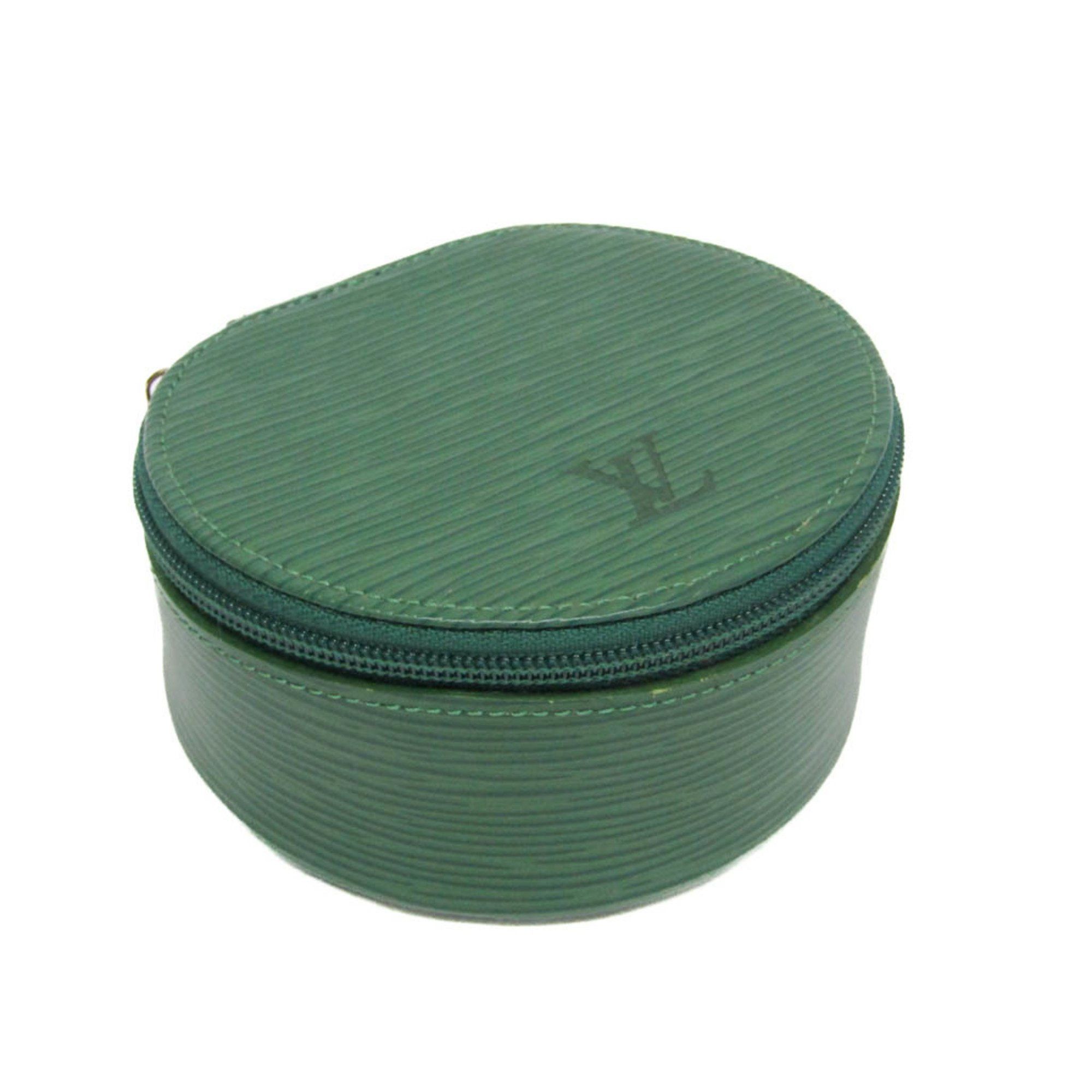 Louis Vuitton Louis Vuitton Epi Jewelry Case 12 M48204 Jewelry Case Borneo Green Epi Leather Size ONE SIZE - 1 Thumbnail