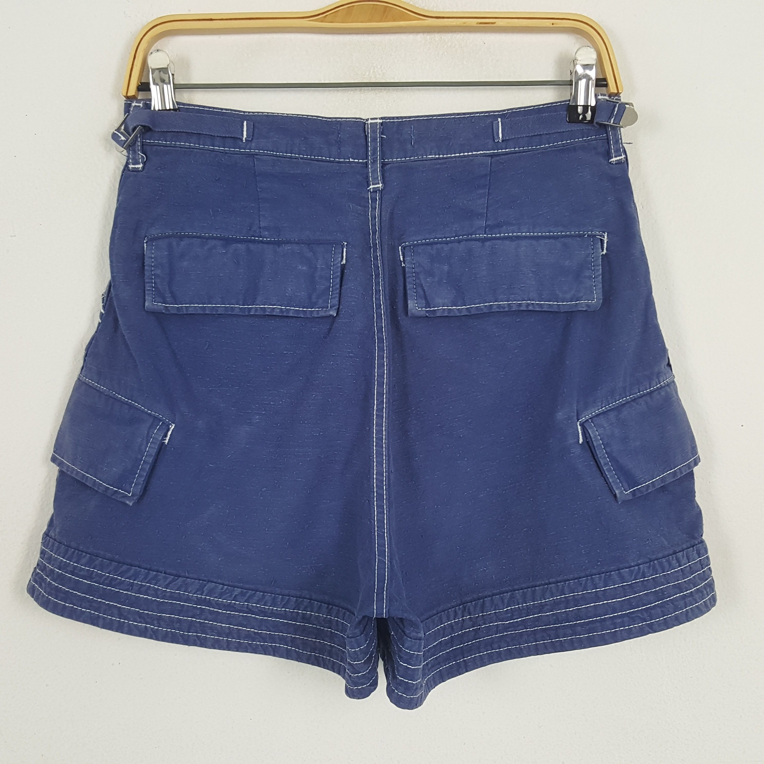 Issey Miyake × Ne-Net × Vintage Vintage Ne-Net by Issey Miyake Cargo Shorts Pants Size US 27 - 2 Thumbnail