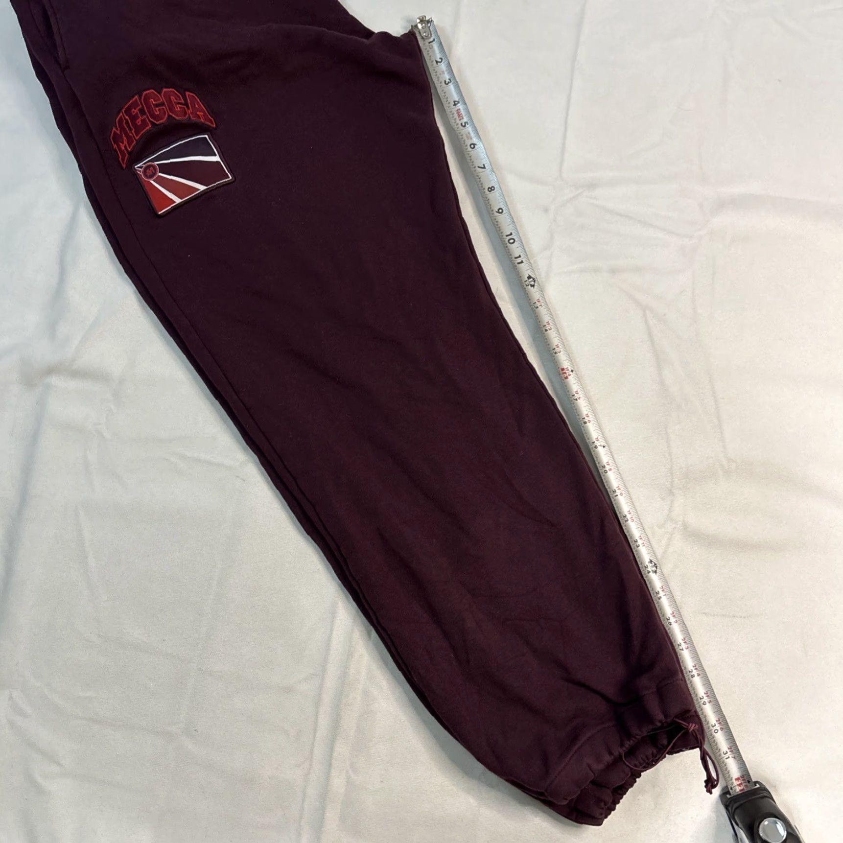 Vintage VINTAGE Mecca Sweatpants Men’s XL Purple Red Drawstring Patches Y2K Size US 36 / EU 52 - 8 Thumbnail