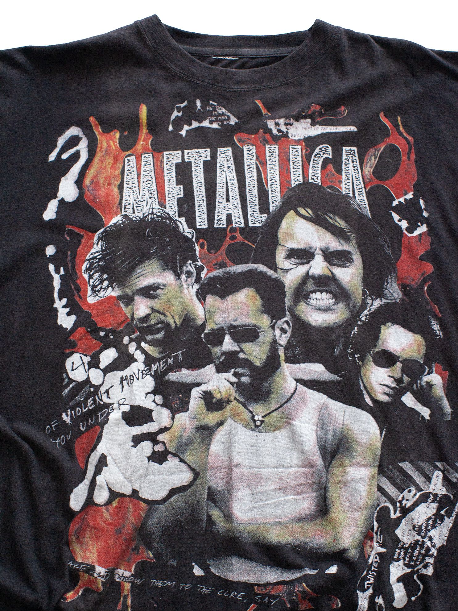 Band Tees Vintage 90s Metallica "Load" Euro Bootleg Band T-Shirt Size US XL / EU 56 / 4 - 3 Thumbnail