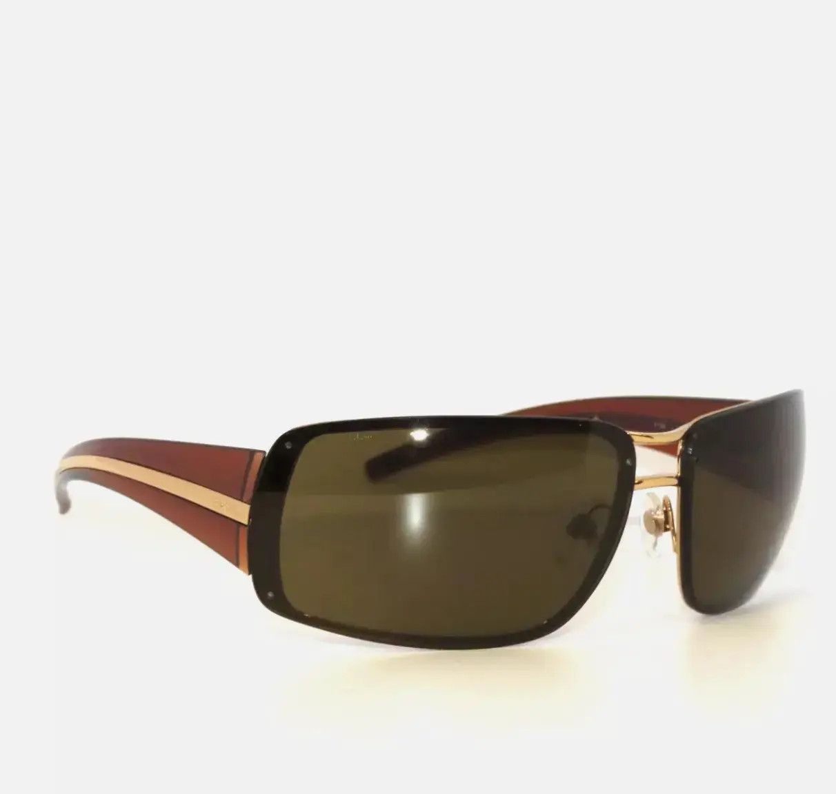 Chanel × Vintage CHANEL SUNGLASSES 4138 LOGO ICONIC 4017 Mask Vintage Size ONE SIZE - 3 Thumbnail