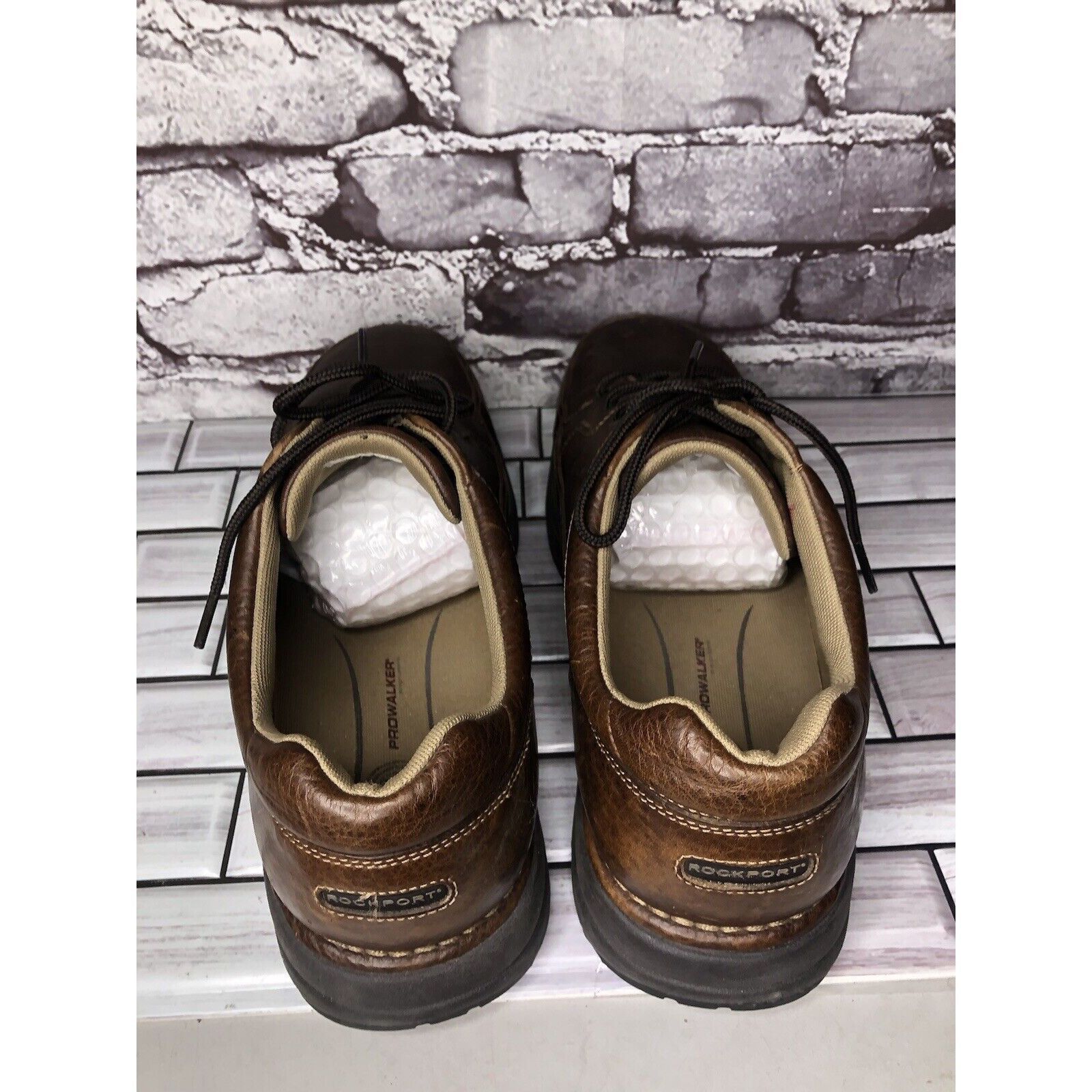 Rockport Rockport APM33603 Prowalker Brown Leather Walking Casual Sho Size US 11.5 / EU 44-45 - 11 Thumbnail