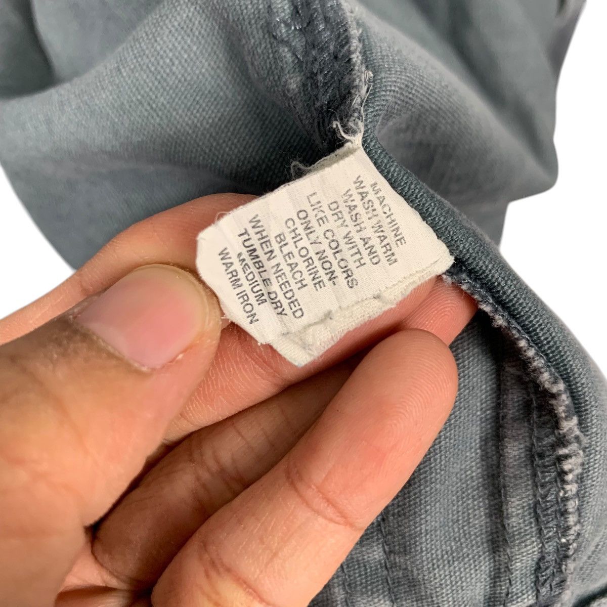 Gap Y2K GAP Workwear Blue Washed Flannel Jacket #2264-C100 Size US XXL / EU 58 / 5 - 18 Thumbnail