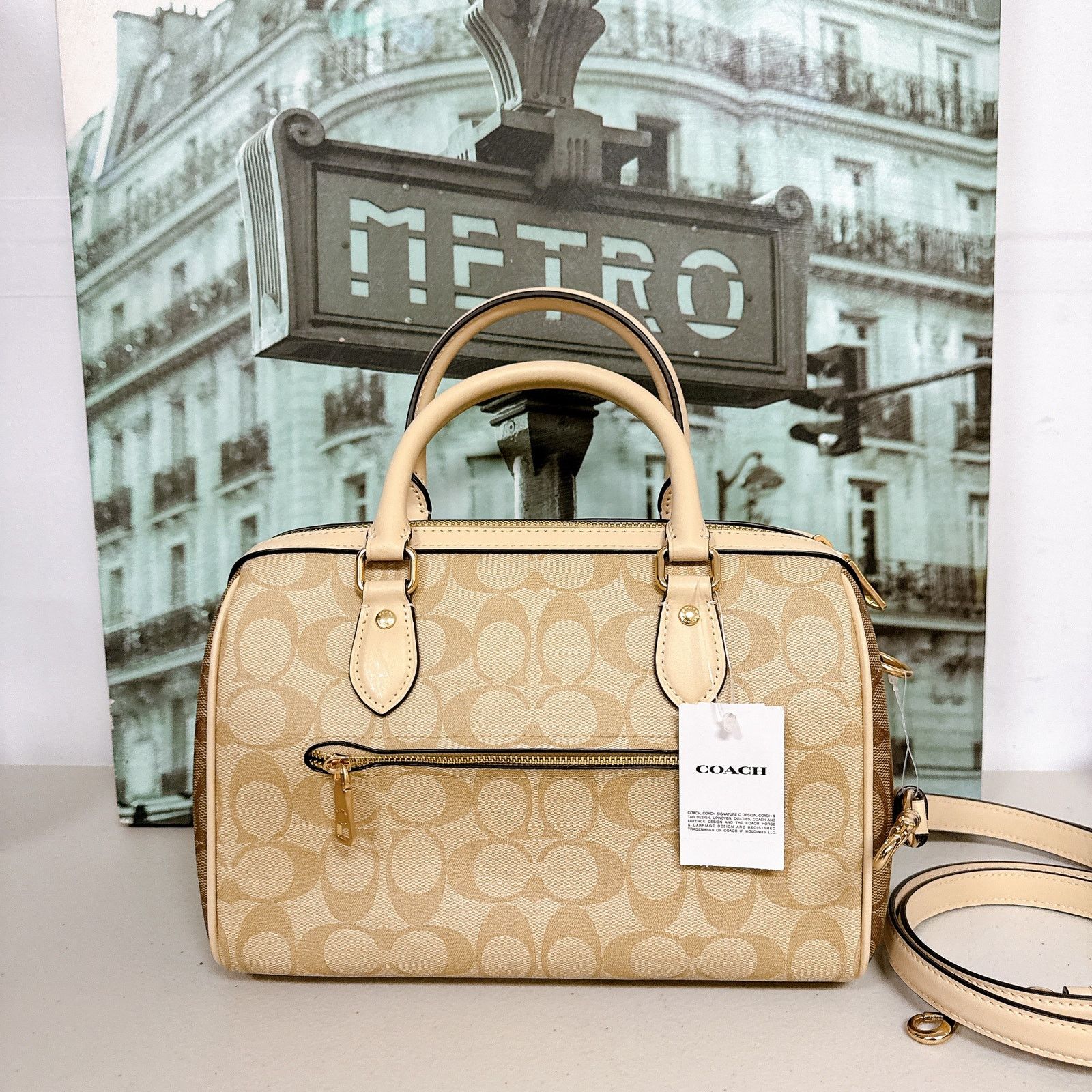 Coach Coach CH486 Borsa A Secchiello Rowan In Tela Esclusiva Size ONE SIZE - 3 Thumbnail