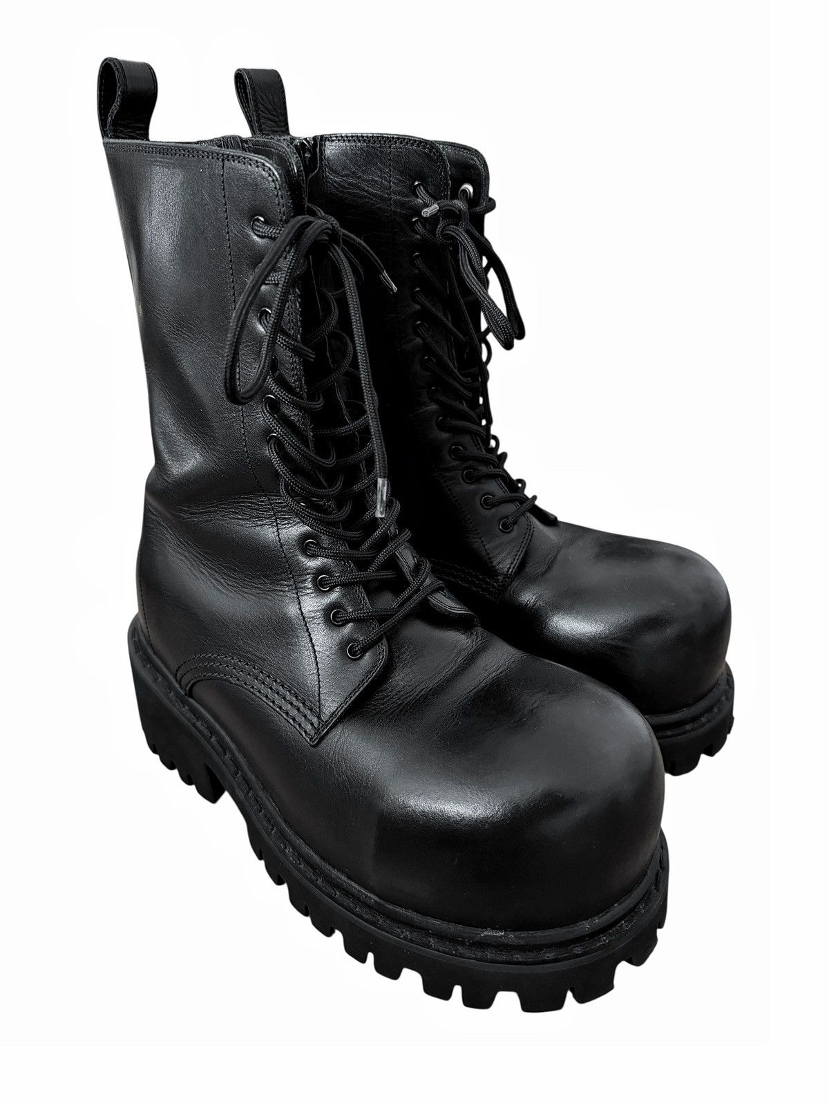 Balenciaga Leather Stomper Bulky Boot Size US 7 / EU 40 - 2 Thumbnail