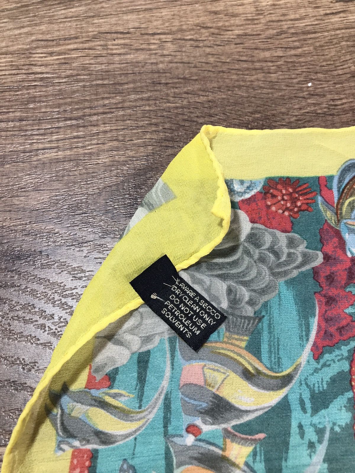 Etro × Vintage Etro Atlantide Very Rare Vintage Silk Scarf Italy Size ONE SIZE - 10 Thumbnail