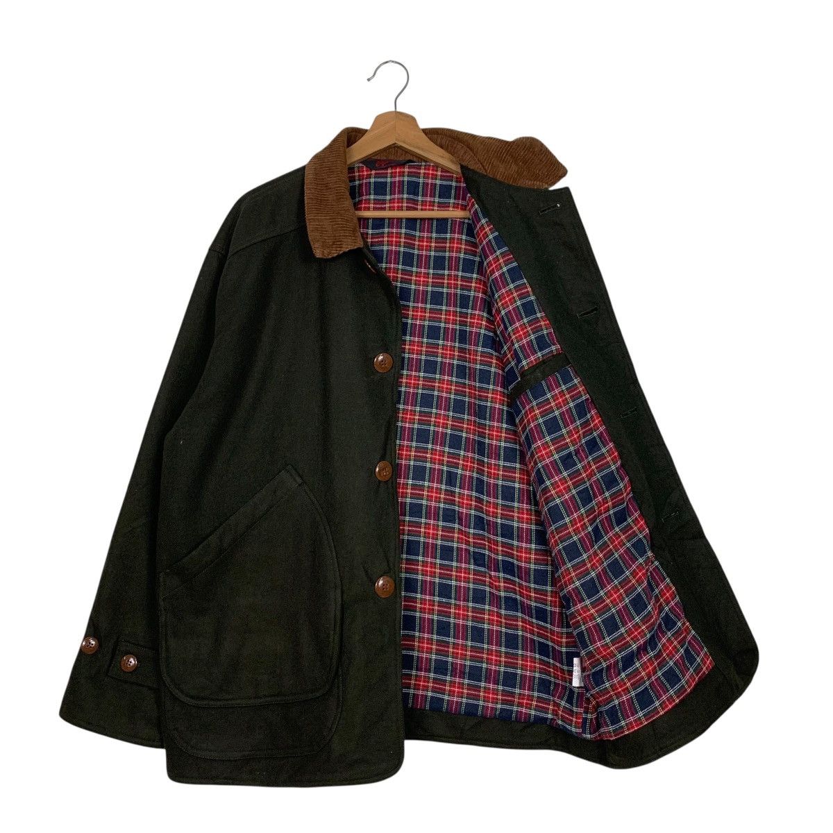 Vintage Vintage 90's BACKERS Work Button Casual Jacket #2927-C132 Size US L / EU 52-54 / 3 - 9 Thumbnail